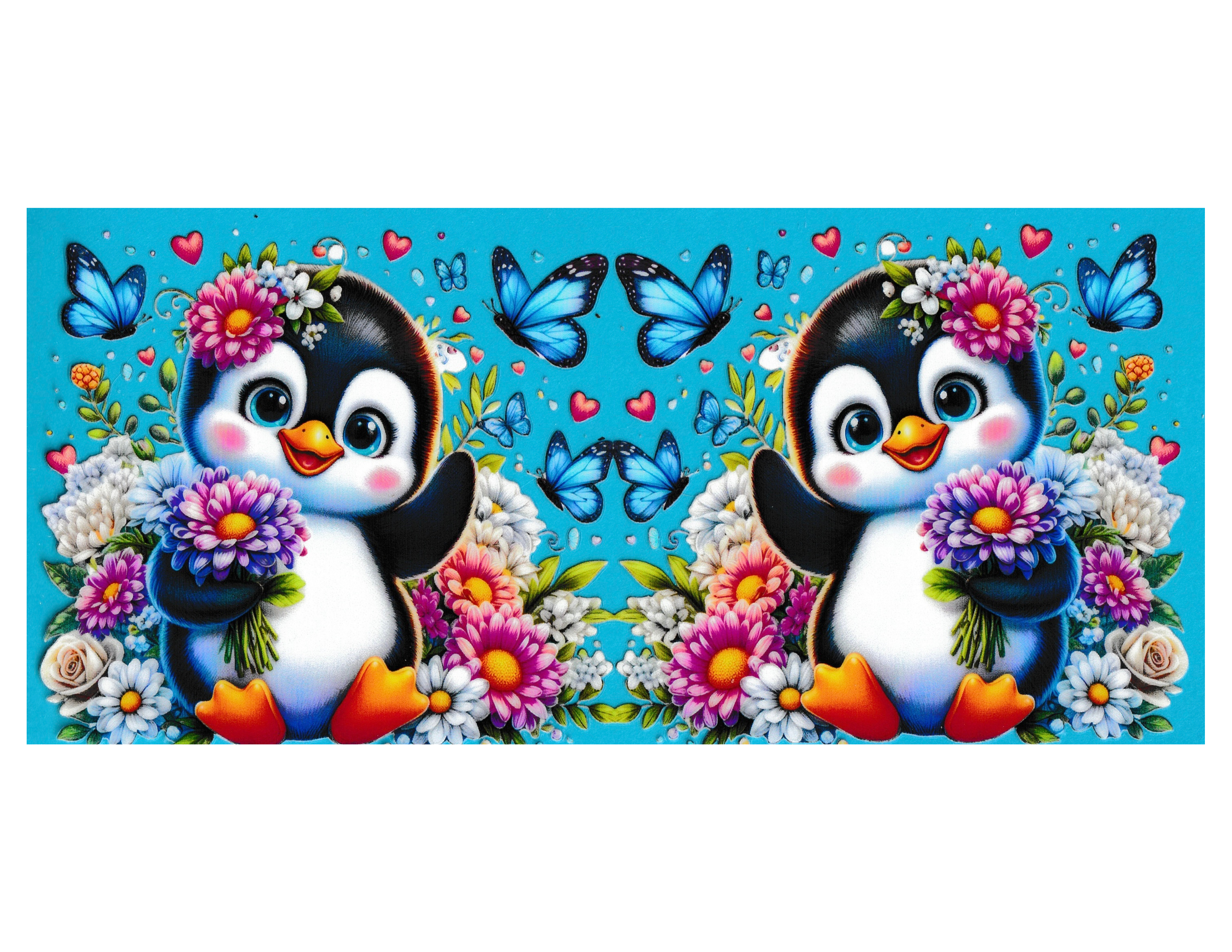 16oz Cup Wrap Penguin