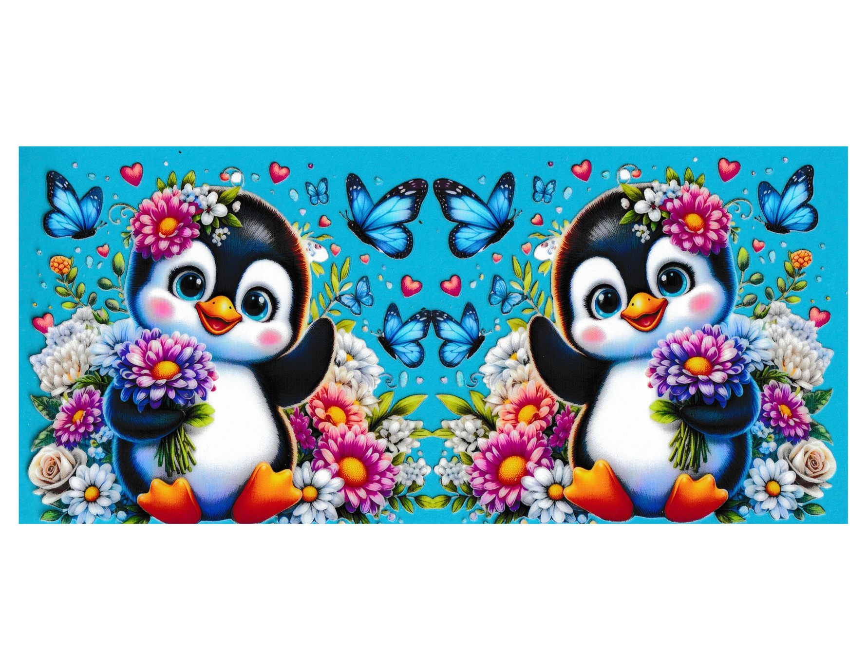 16oz Cup Wrap Penguin