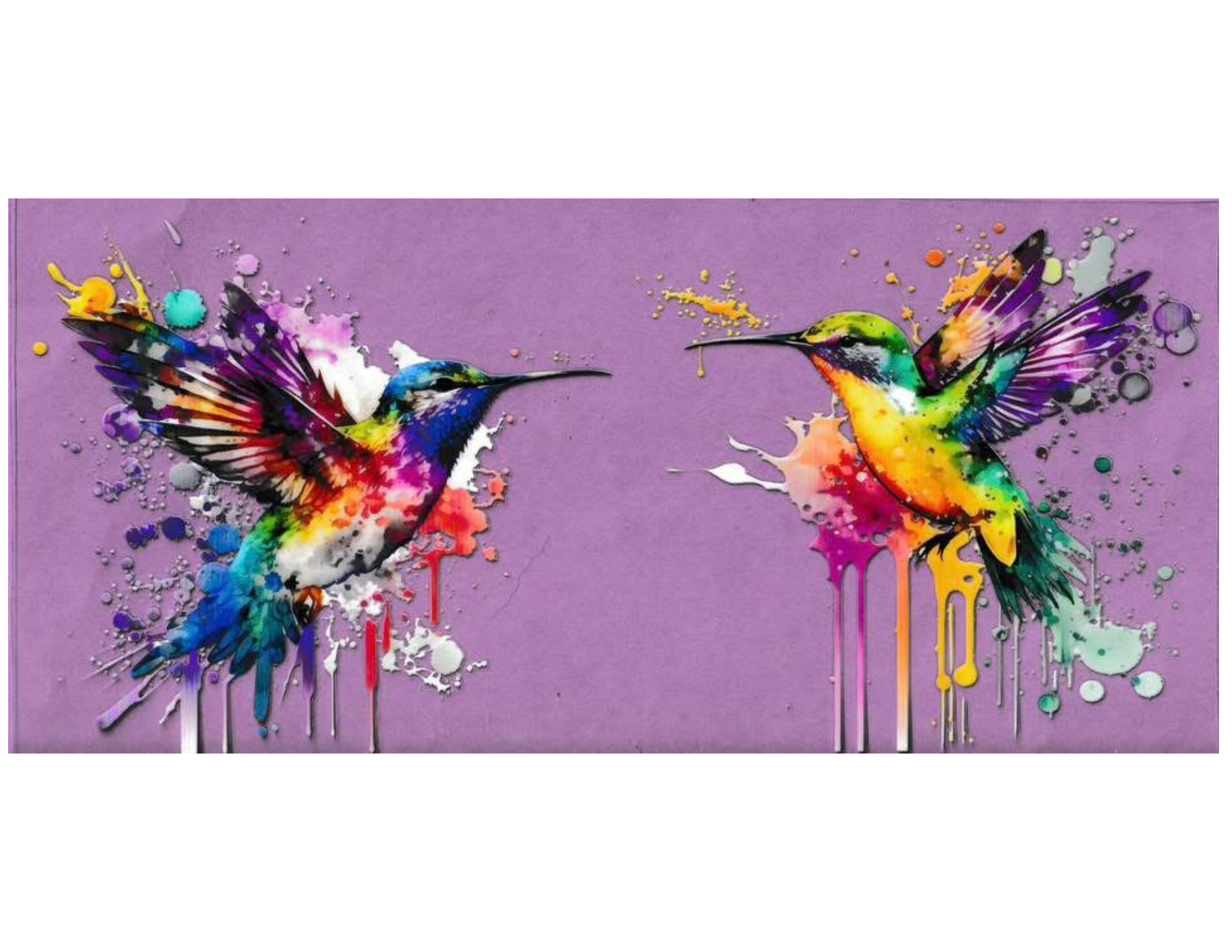 16oz Cup Wrap Hummingbird