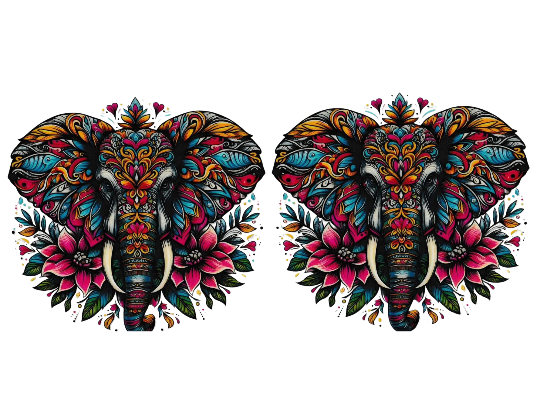 16oz Cup Wrap Elephant