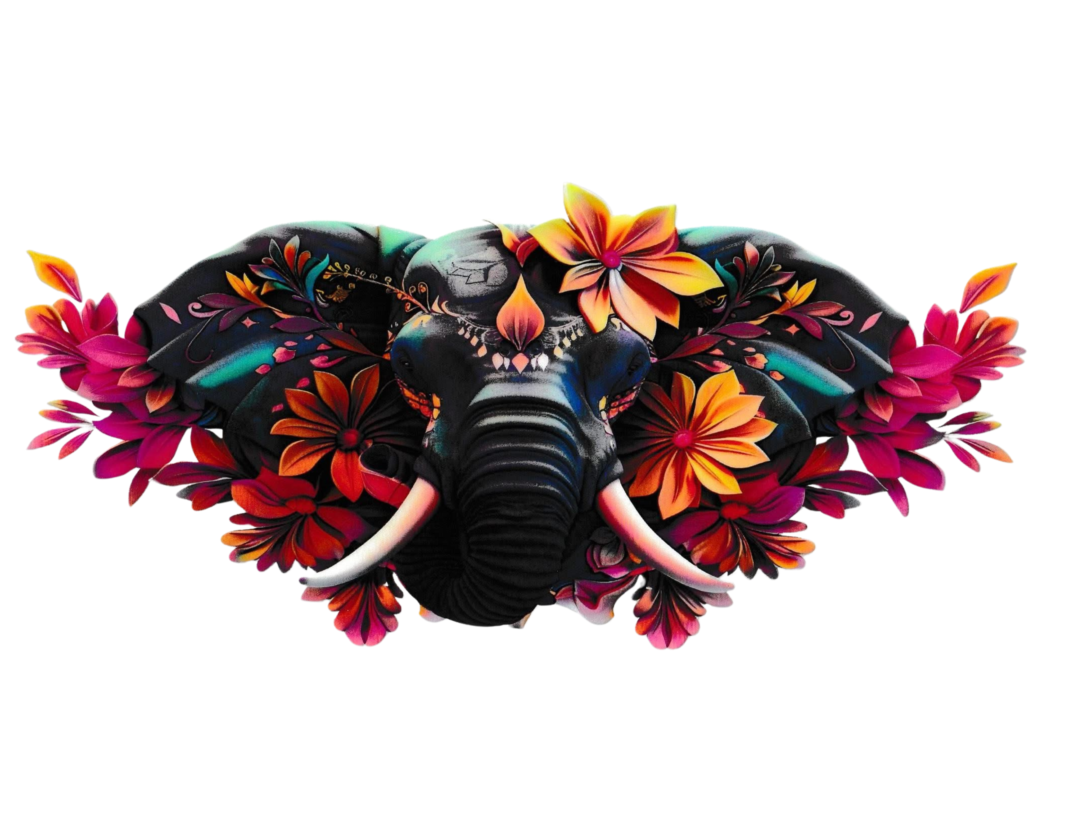 16oz Cup Wrap Elephant