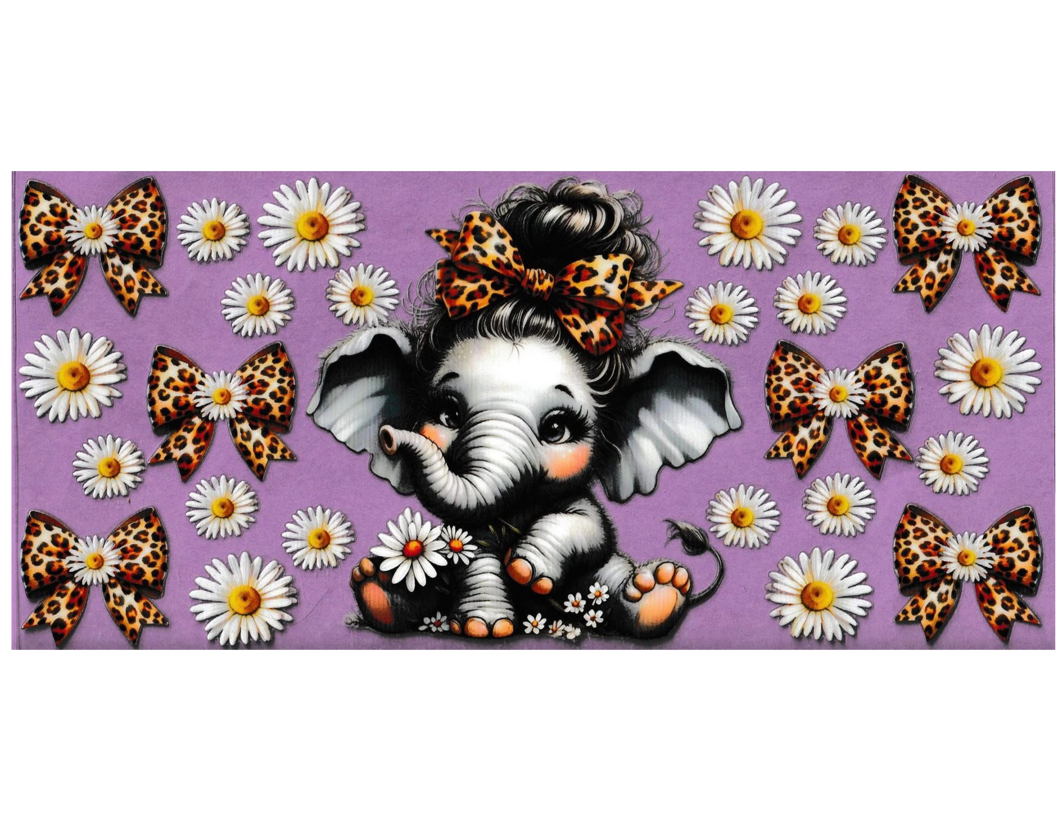 16oz Cup Wrap Elephant