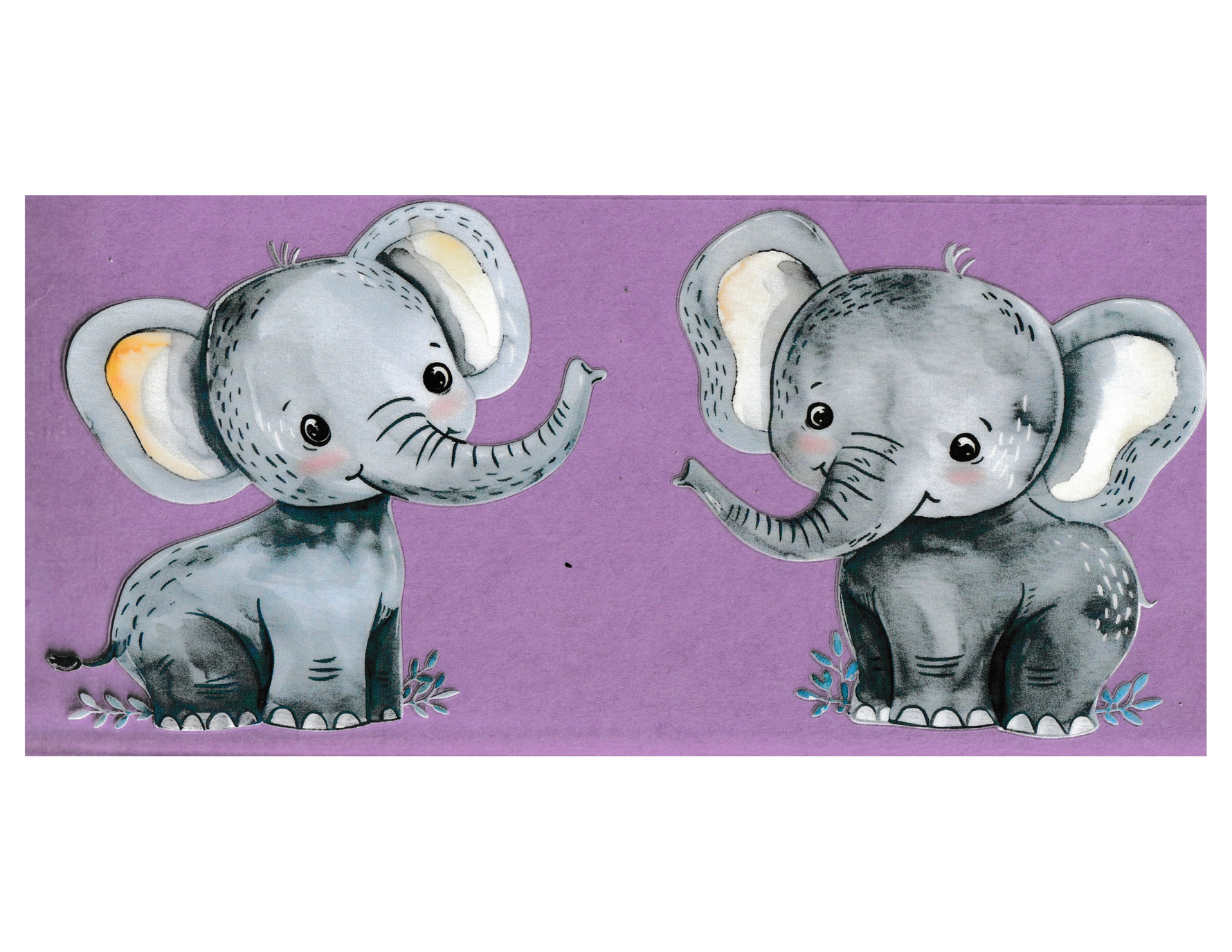 16oz Cup Wrap Elephant