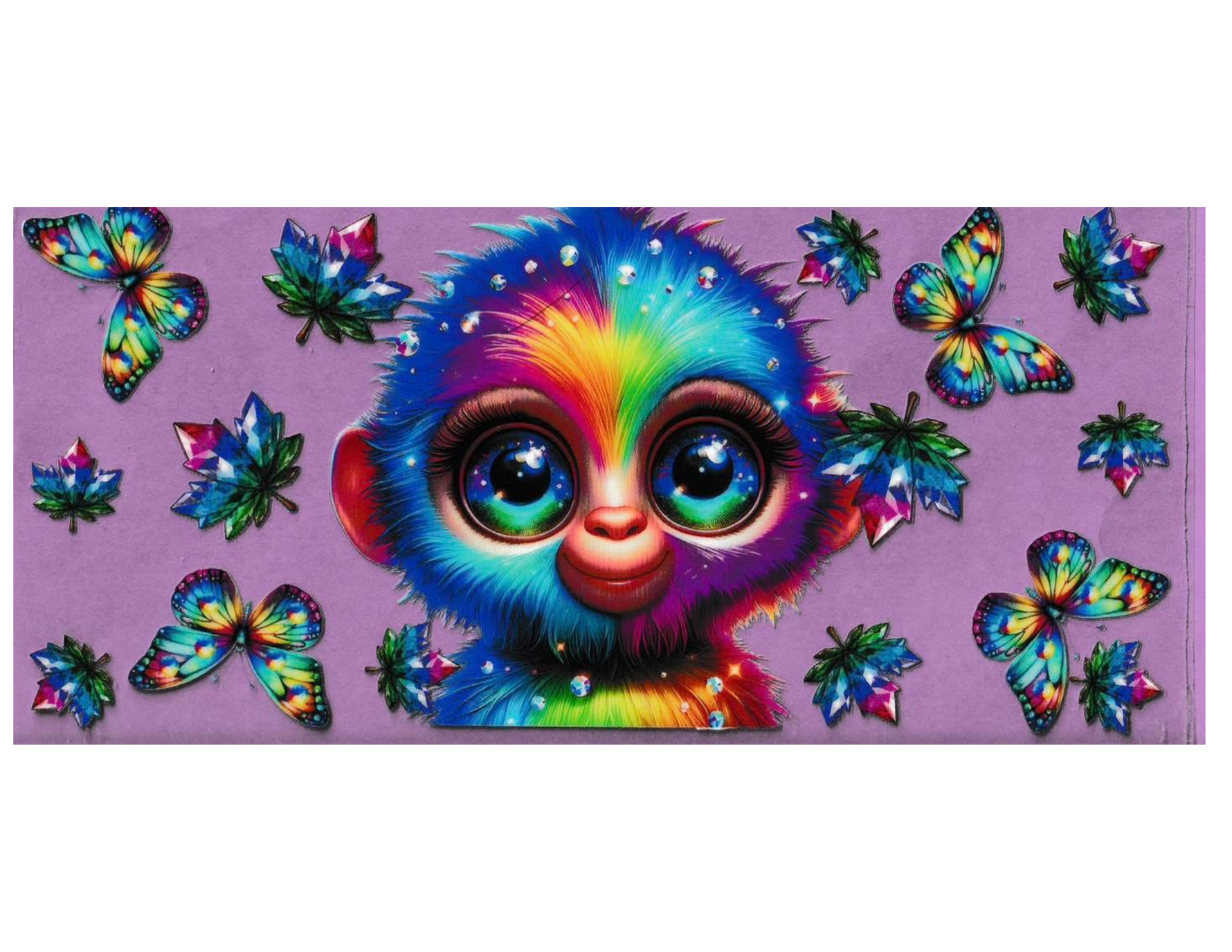 16oz Cup Wrap Monkey