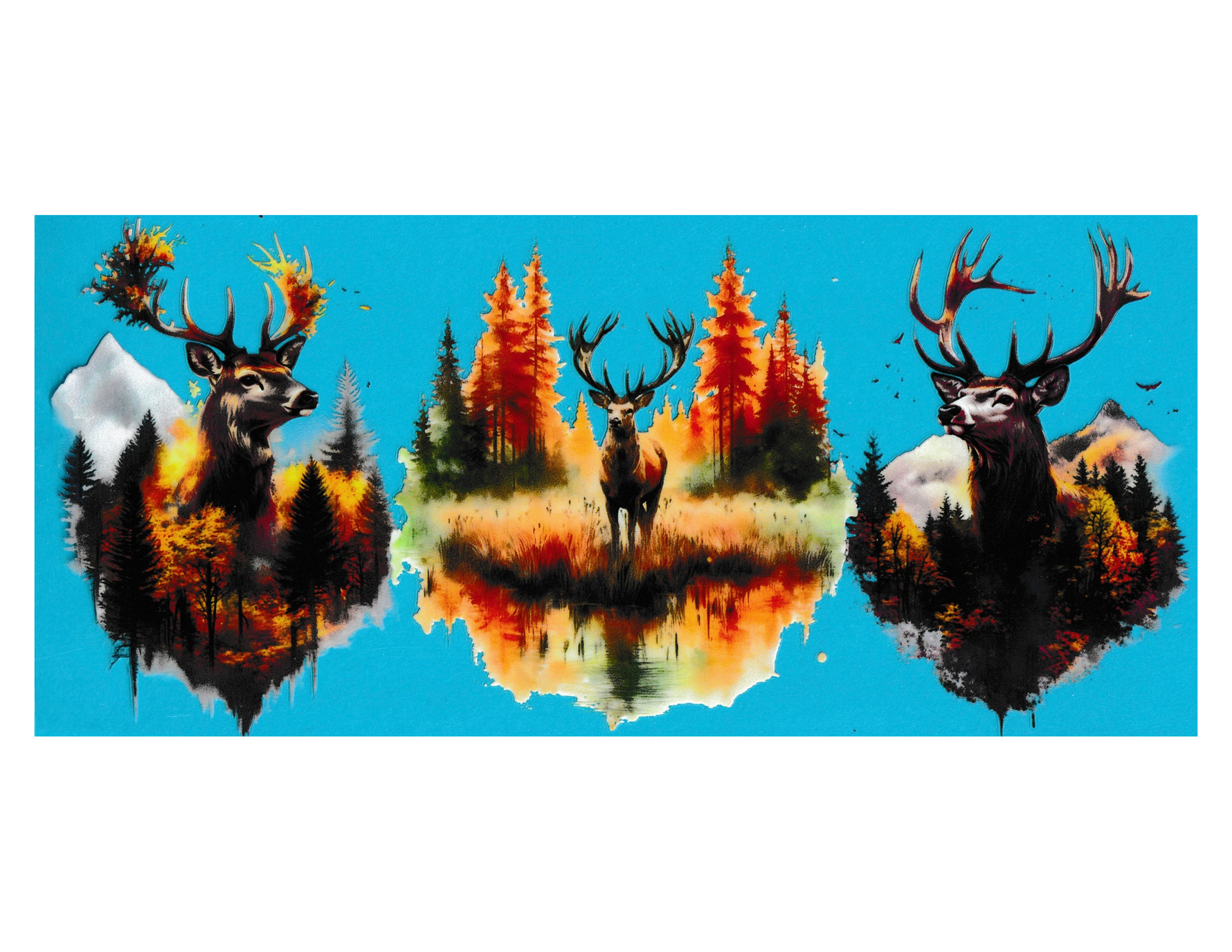16oz Cup Wrap Deer/Elk