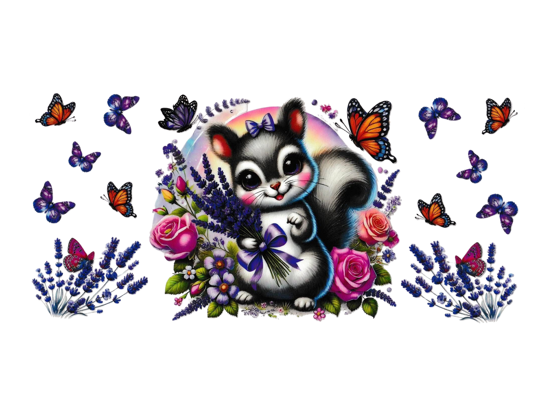 16oz Cup Wrap Squirrel