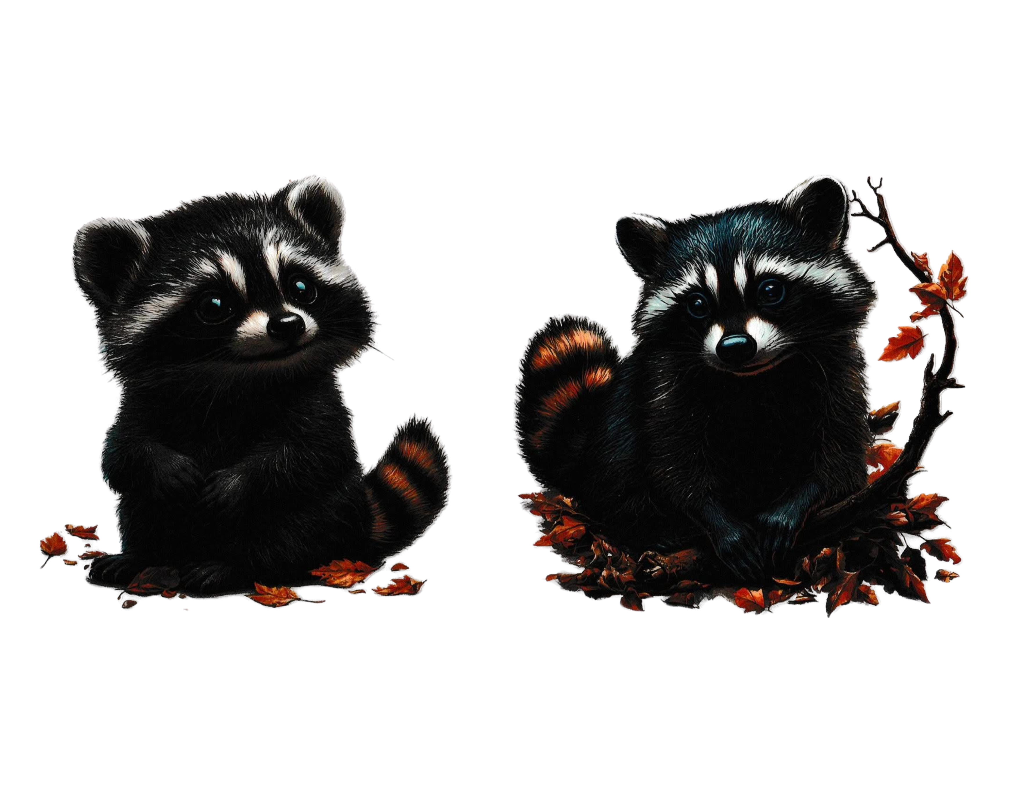 16oz Cup Wrap Raccoon
