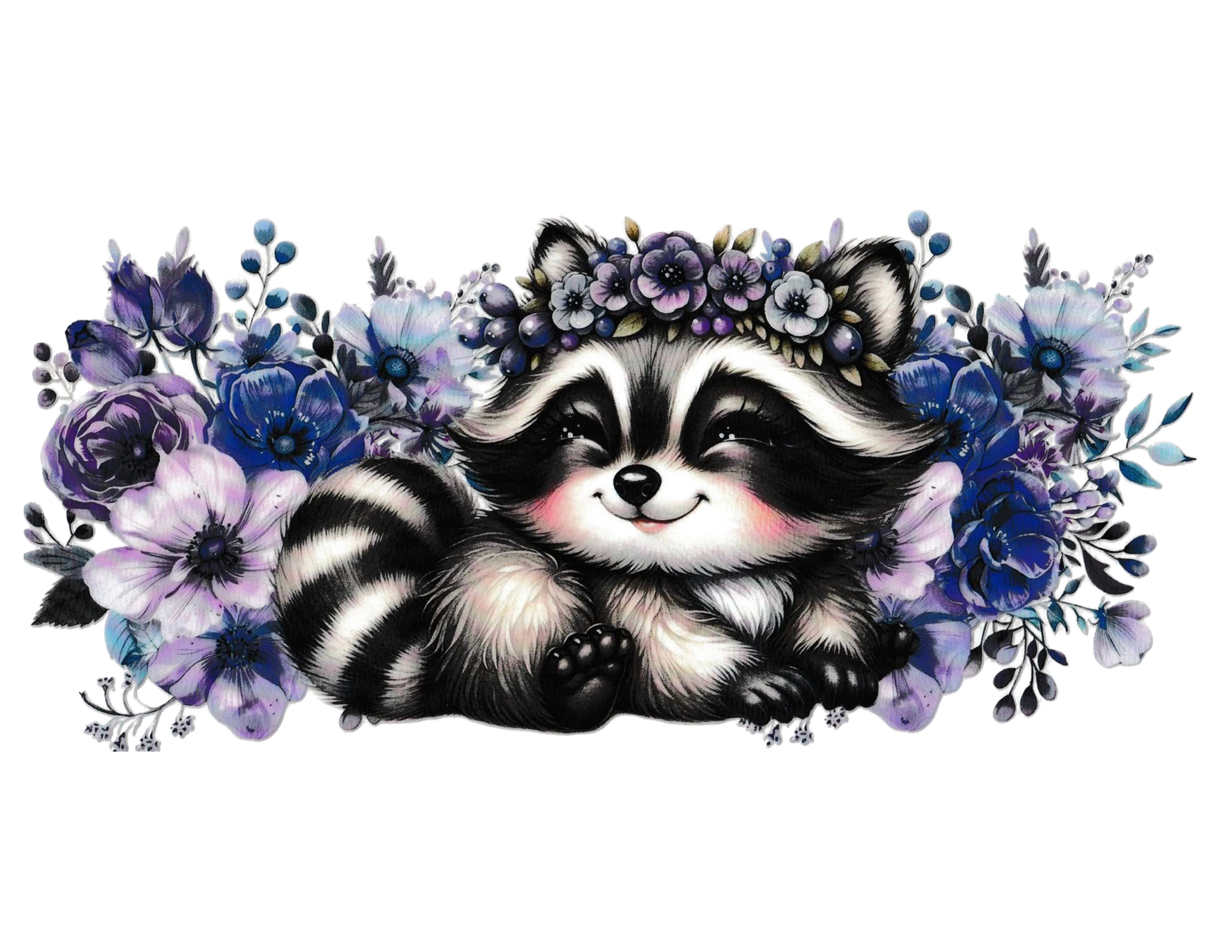 16oz Cup Wrap Raccoon