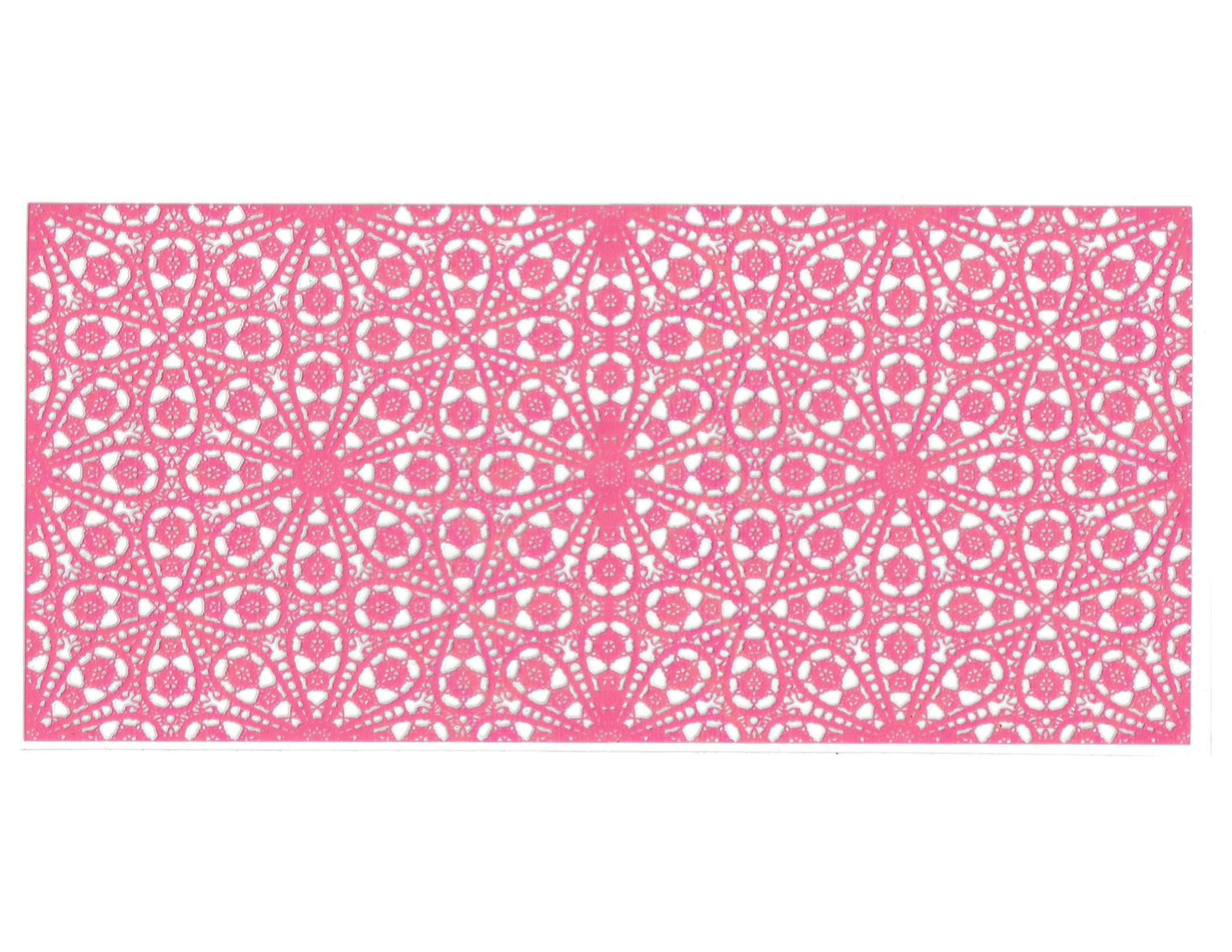 16oz Cup Wrap Pink Lace
