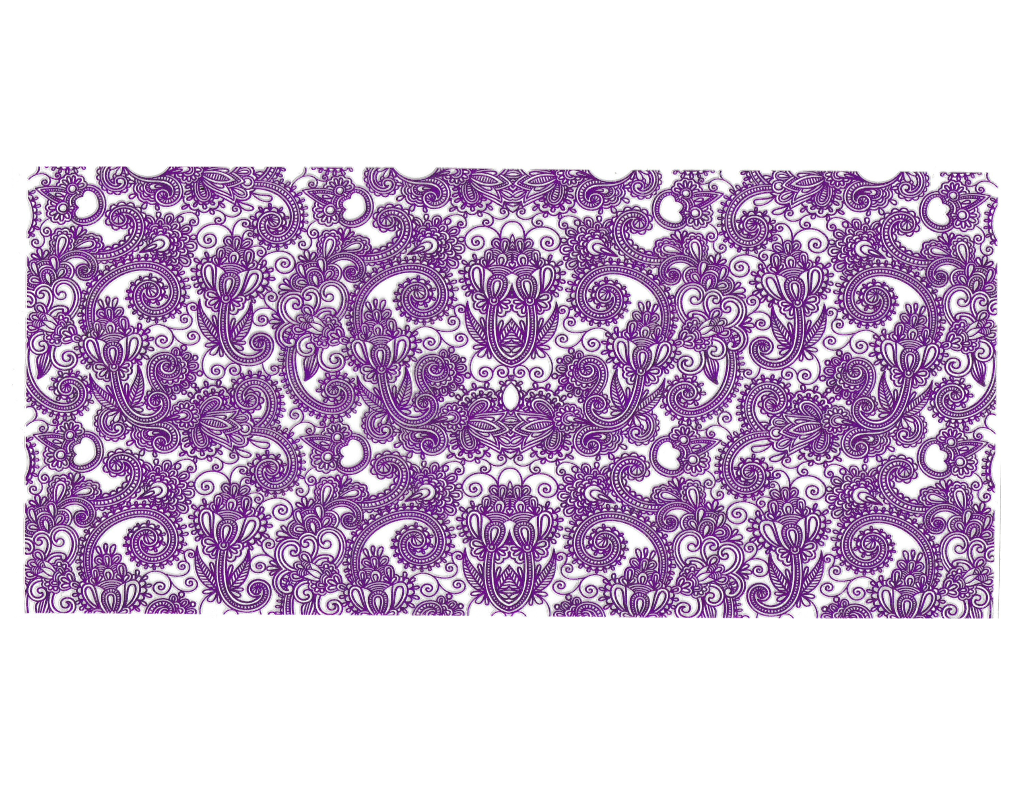 16oz Cup Wrap Purple Lace