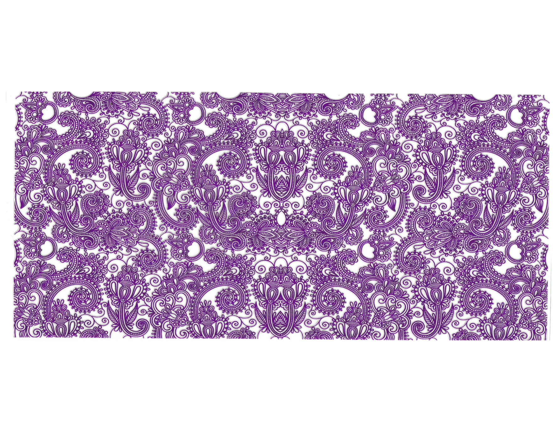 16oz Cup Wrap Purple Lace