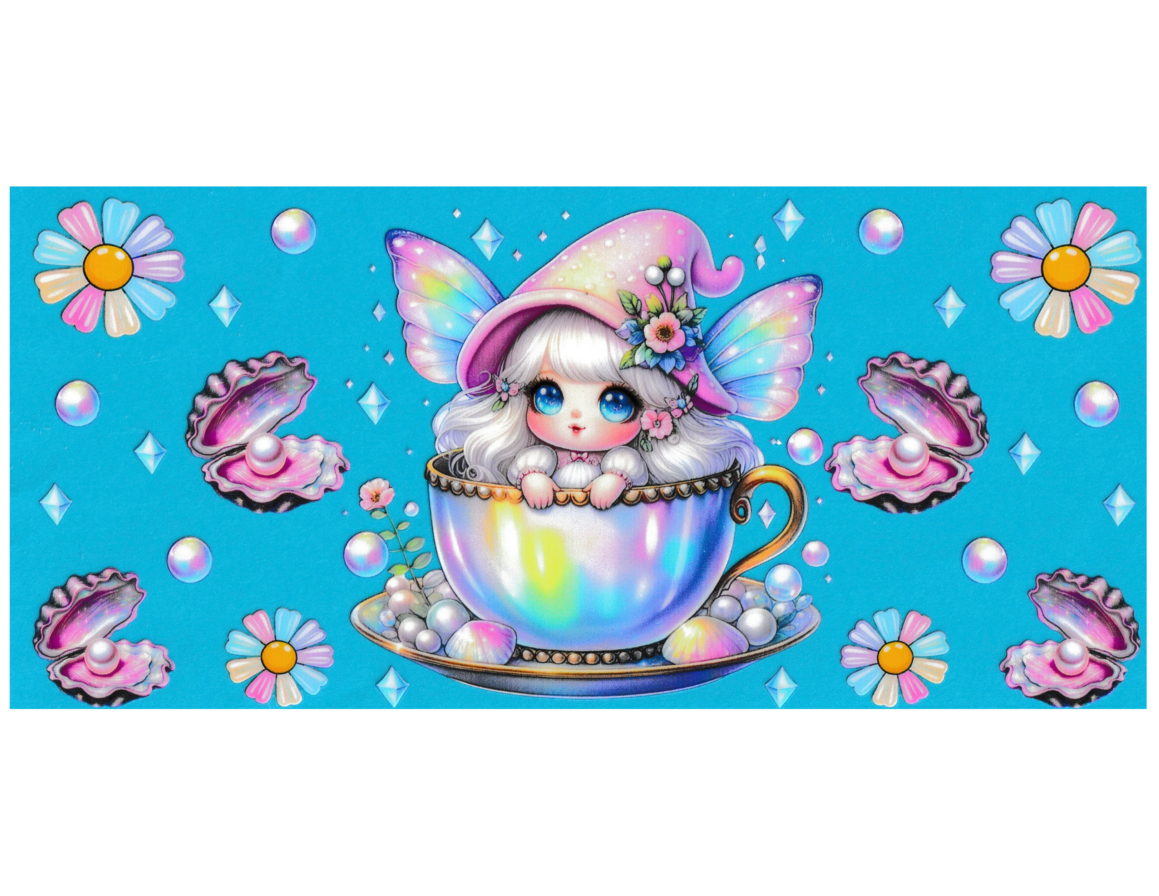 16oz Cup Wrap Gnomes
