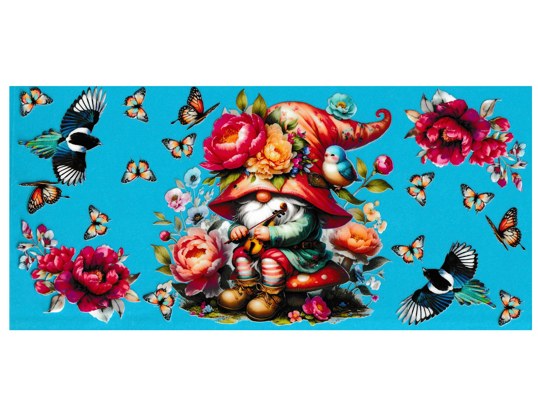 16oz Cup Wrap Gnomes