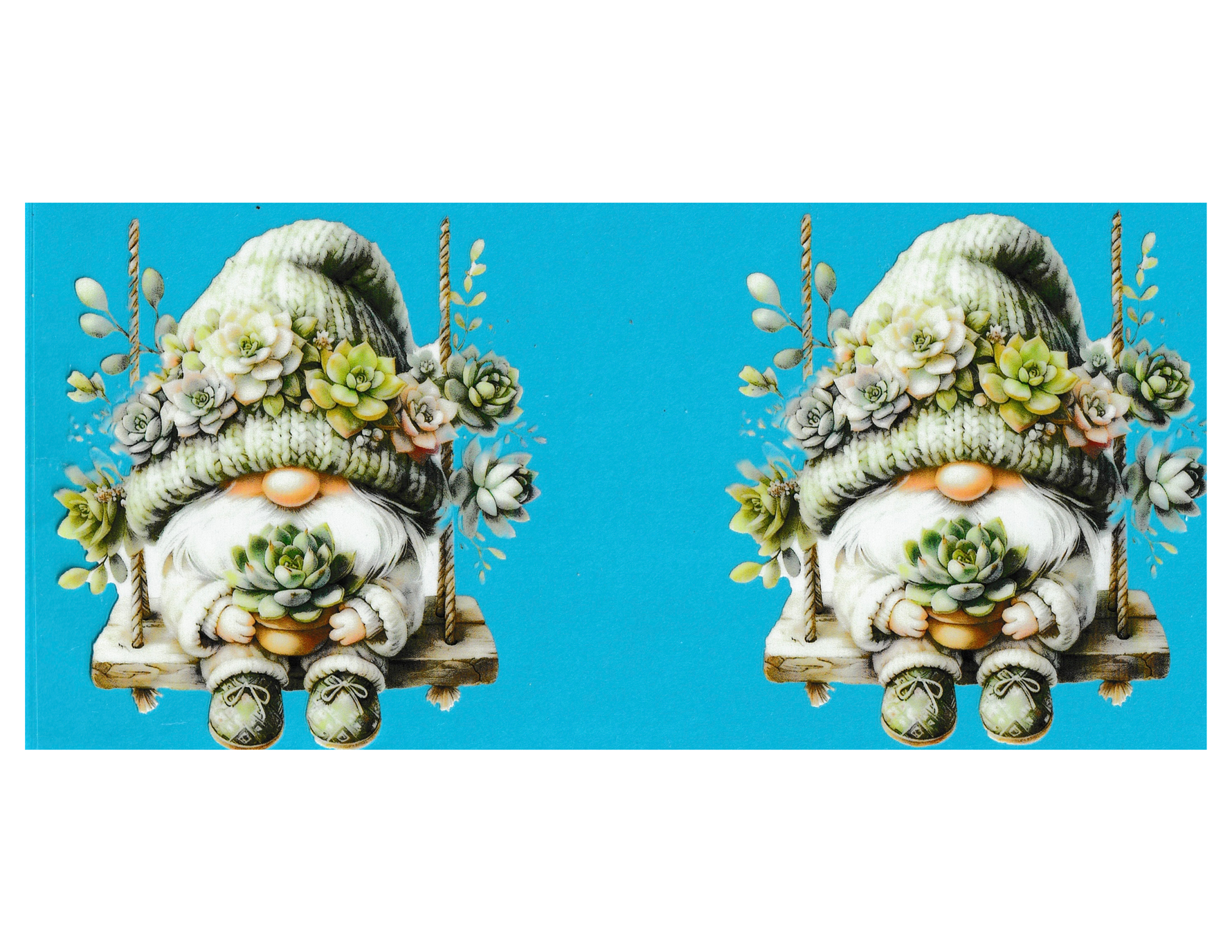16oz Cup Wrap Gnomes