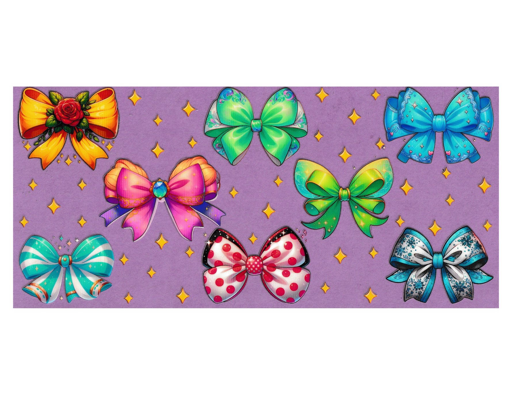 16oz Cup Wrap Bows
