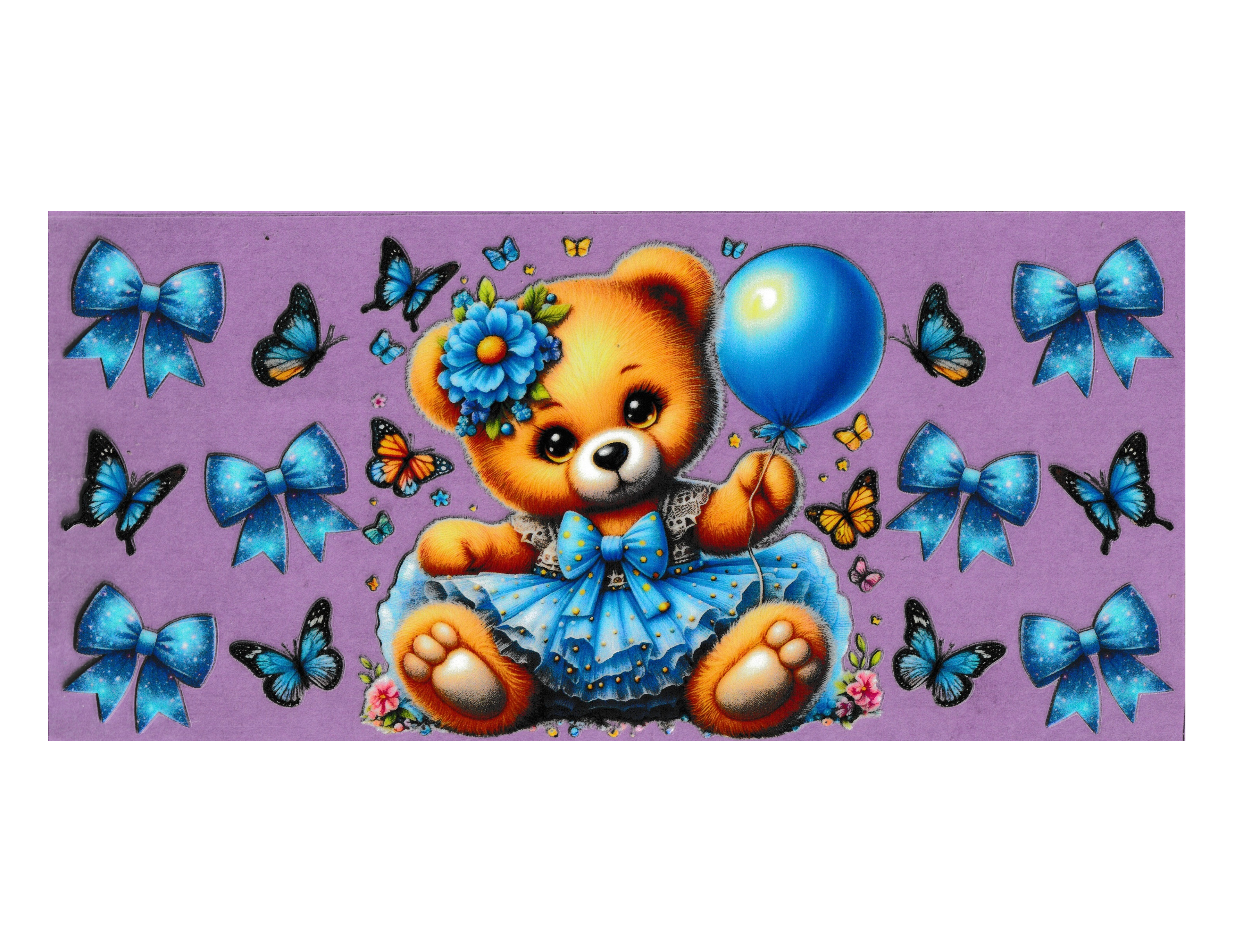 16oz Cup Wrap Teddy Bears