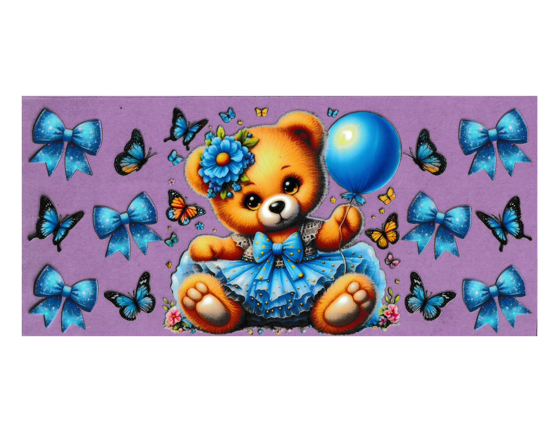16oz Cup Wrap Teddy Bears