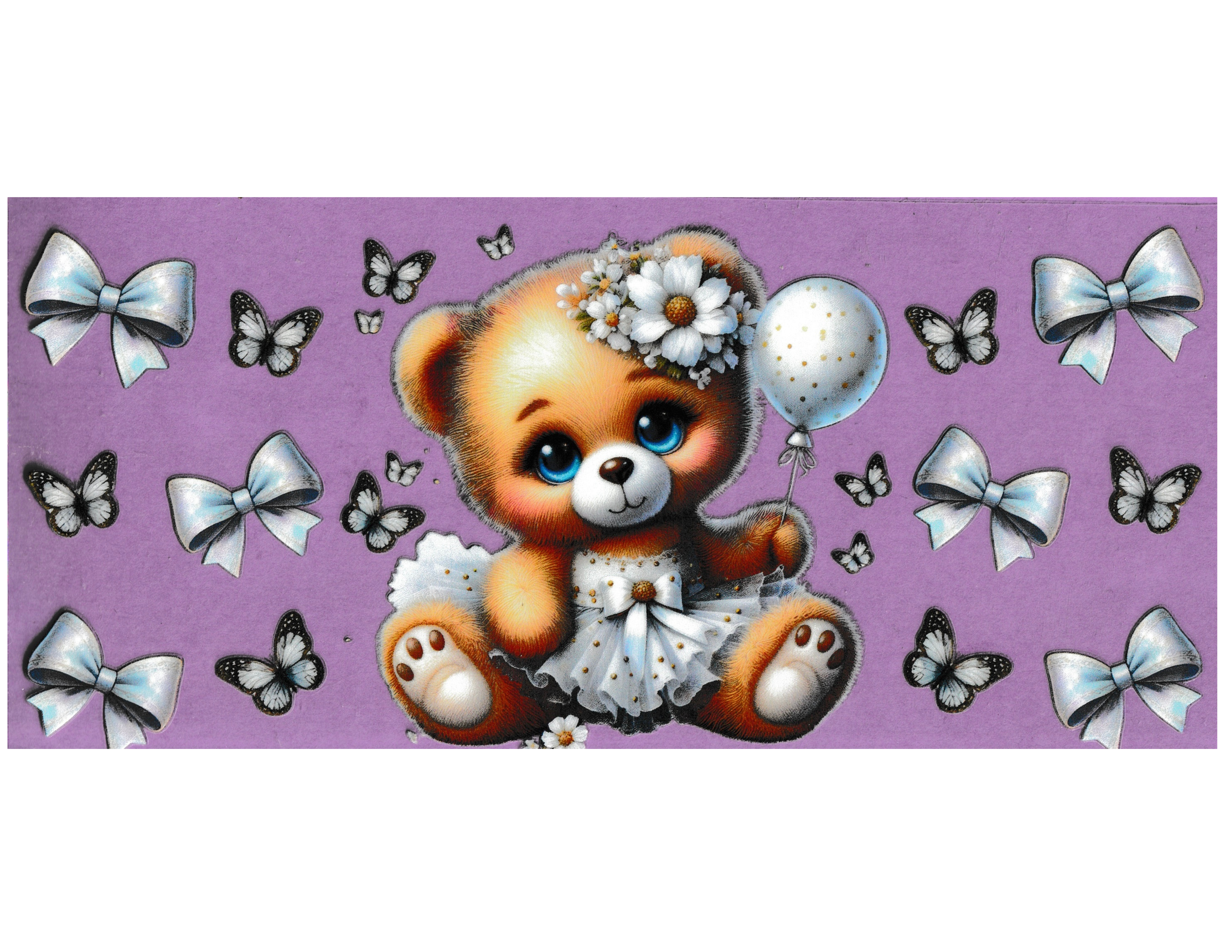 16oz Cup Wrap Teddy Bears