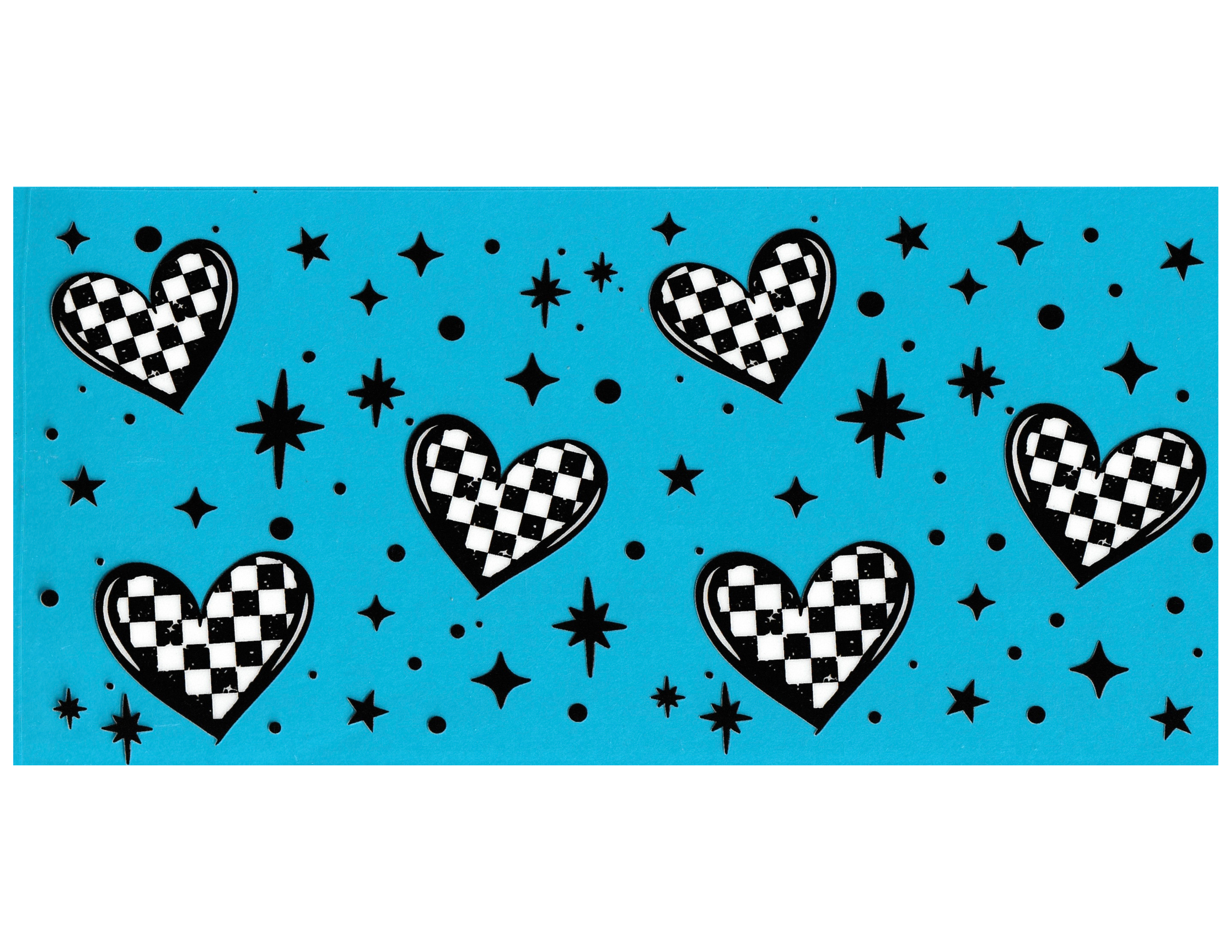 16oz Cup Wrap Hearts
