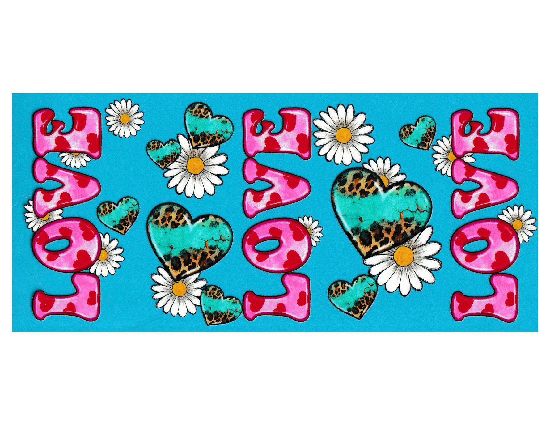 16oz Cup Wrap Hearts