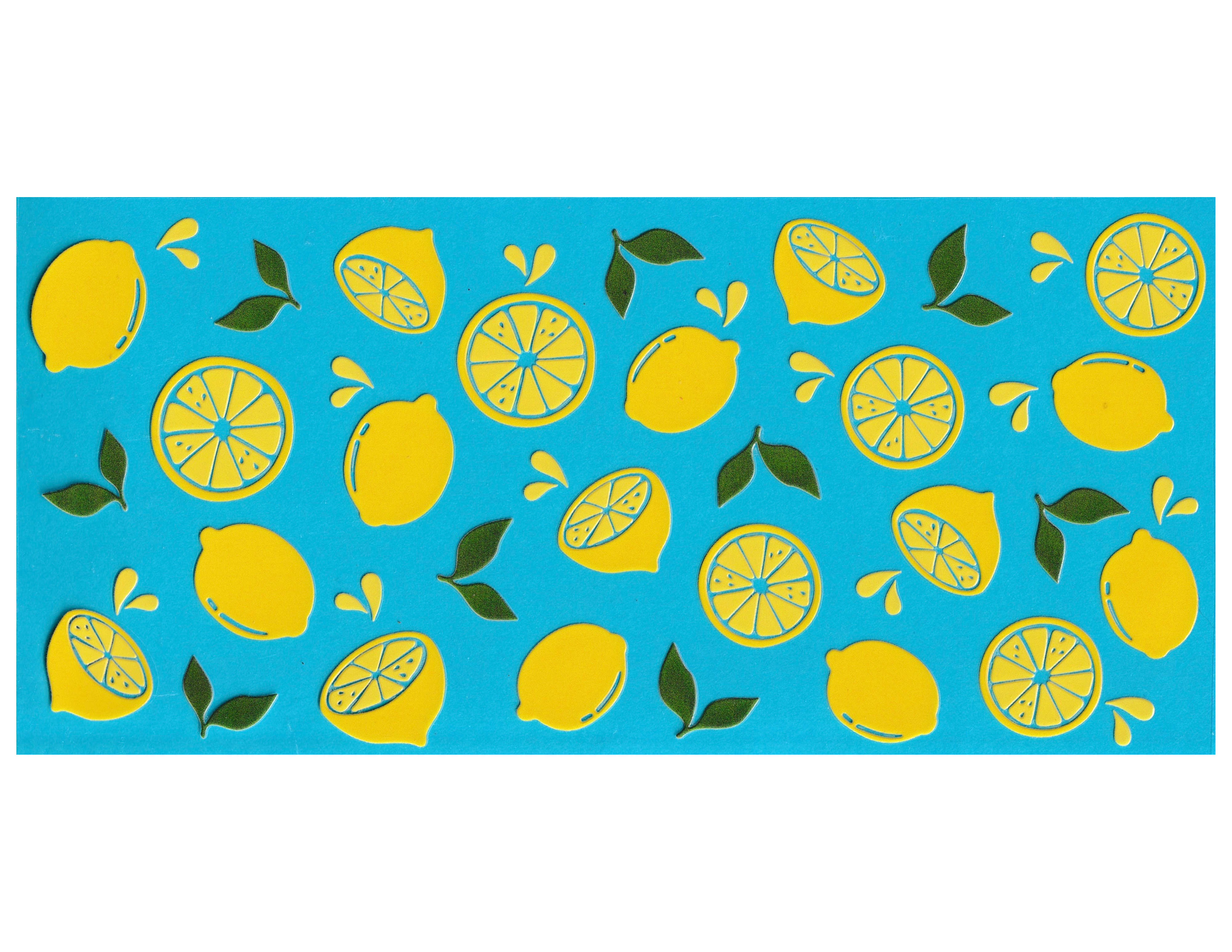 16oz Cup Wrap Lemons