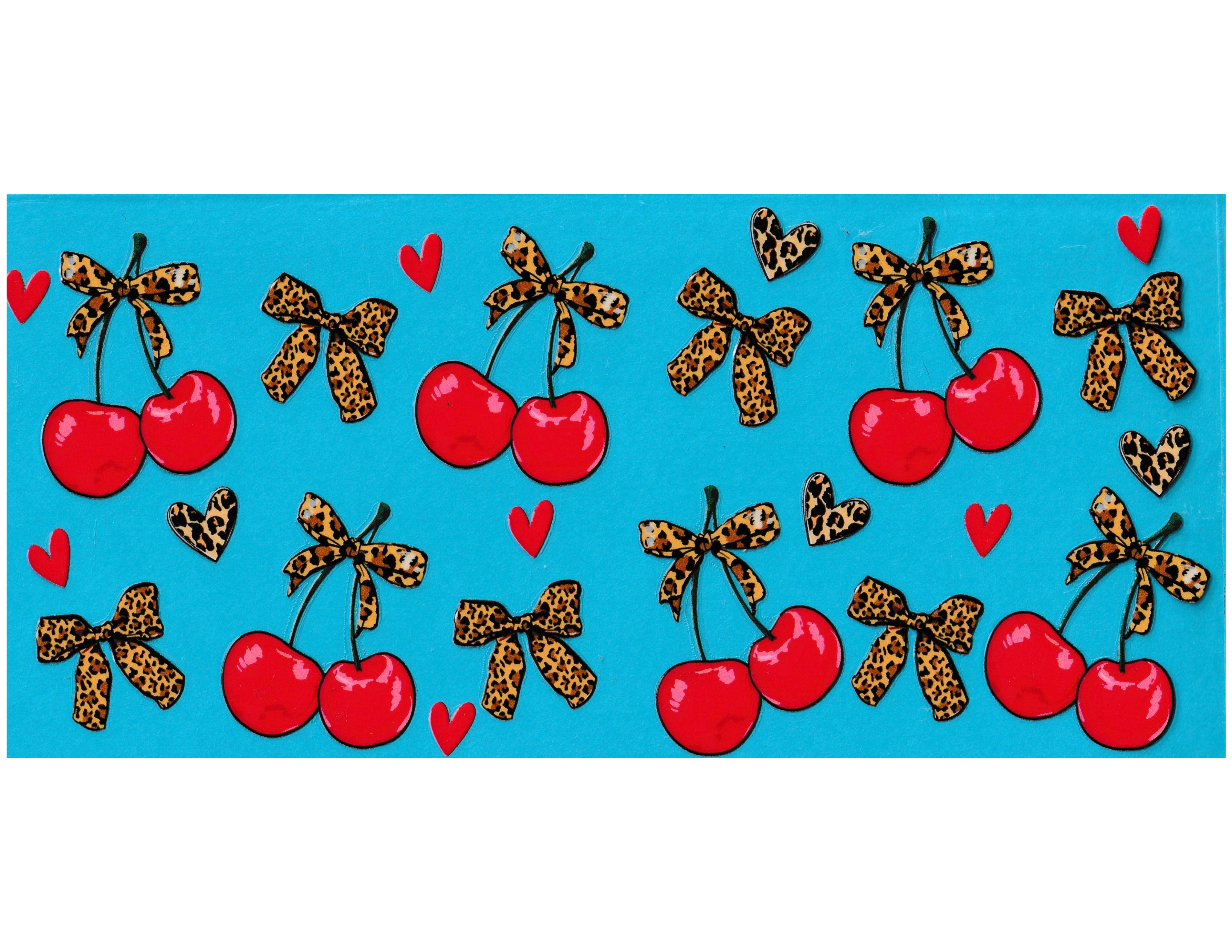 16oz Cup Wrap Cherries