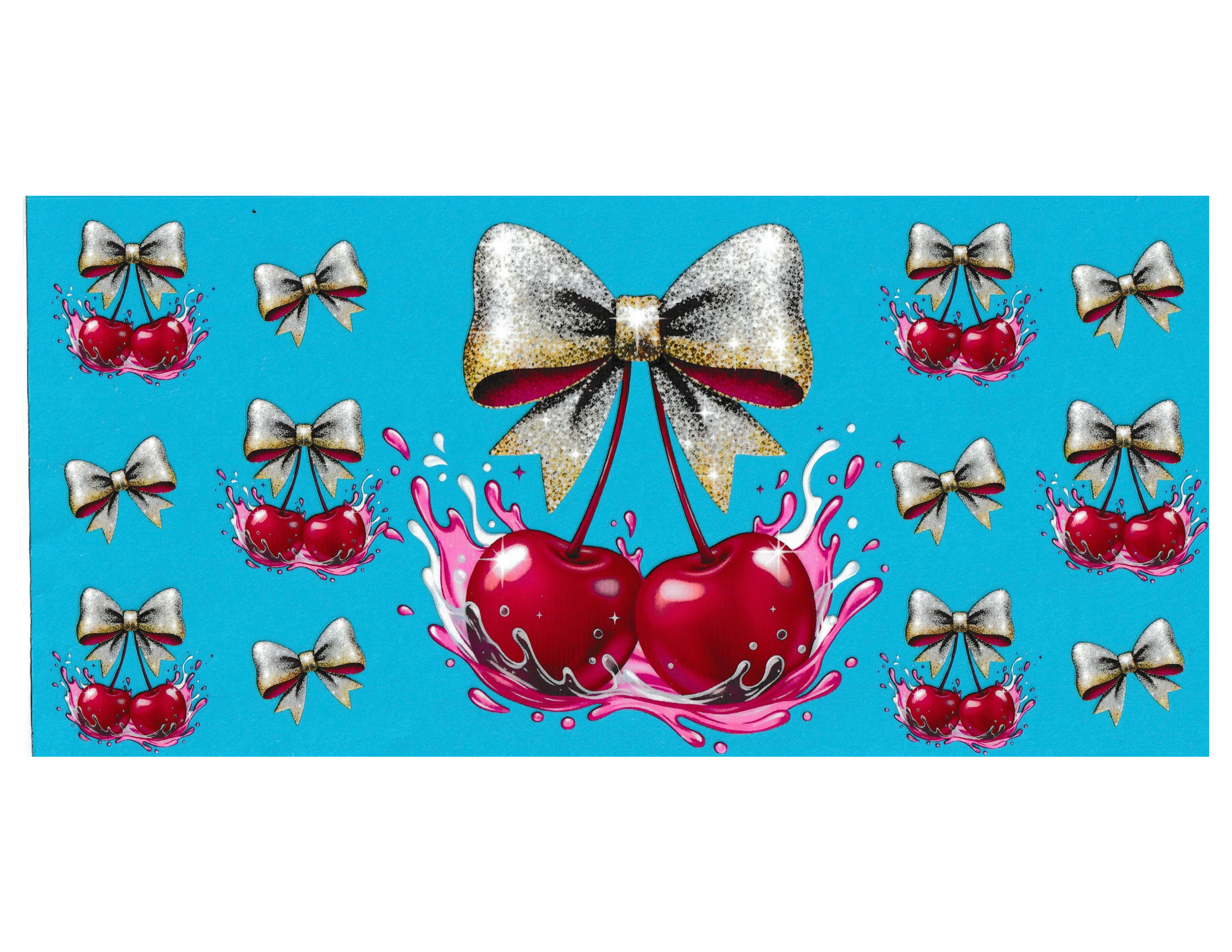 16oz Cup Wrap Cherries