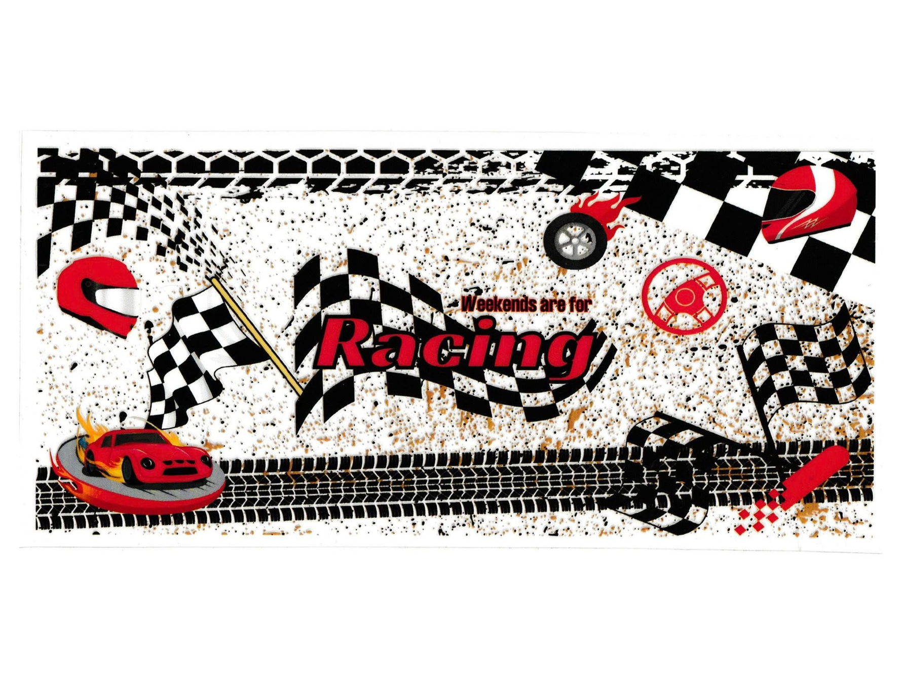16oz Cup Wrap Car Racing
