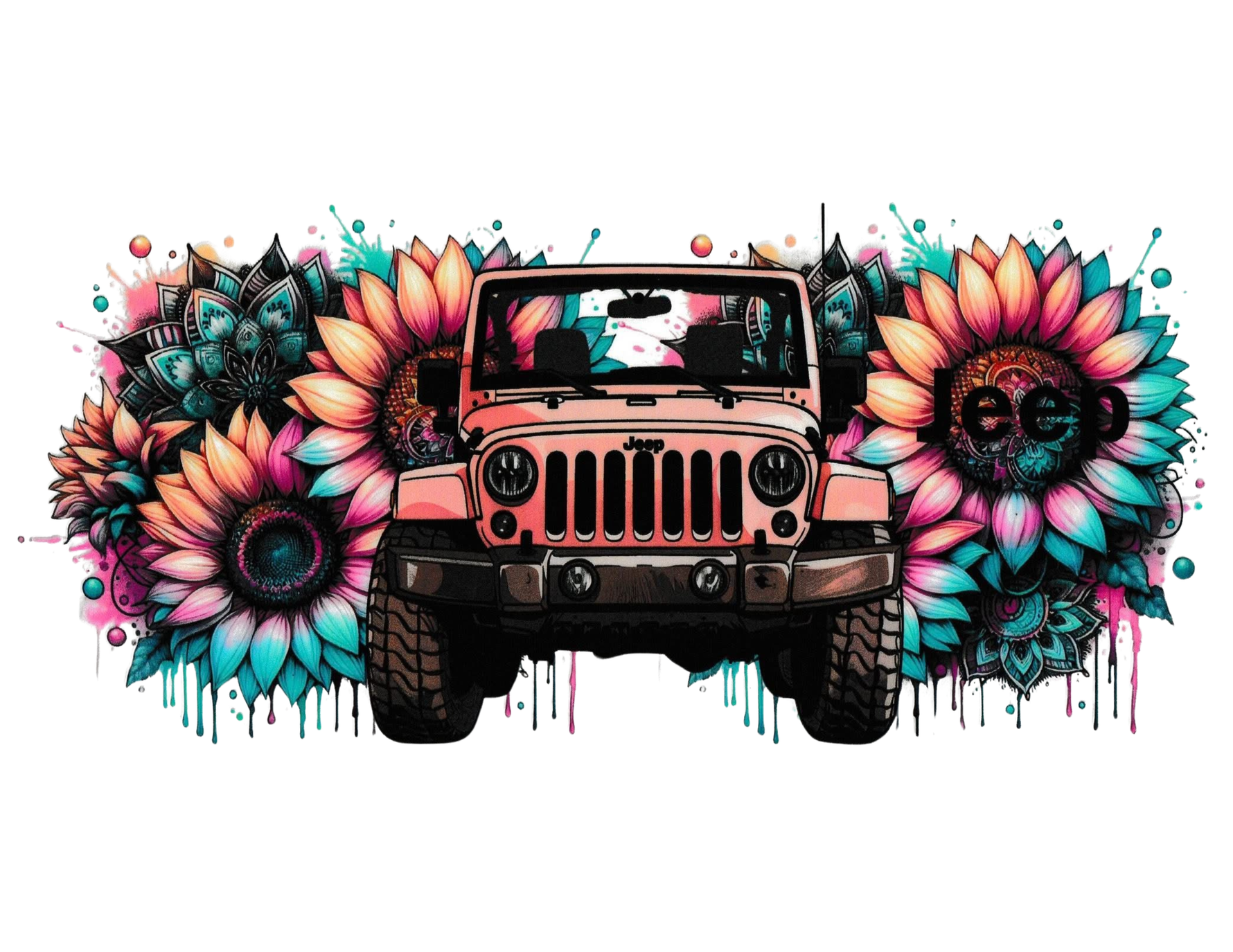 16oz Cup Wrap Jeep