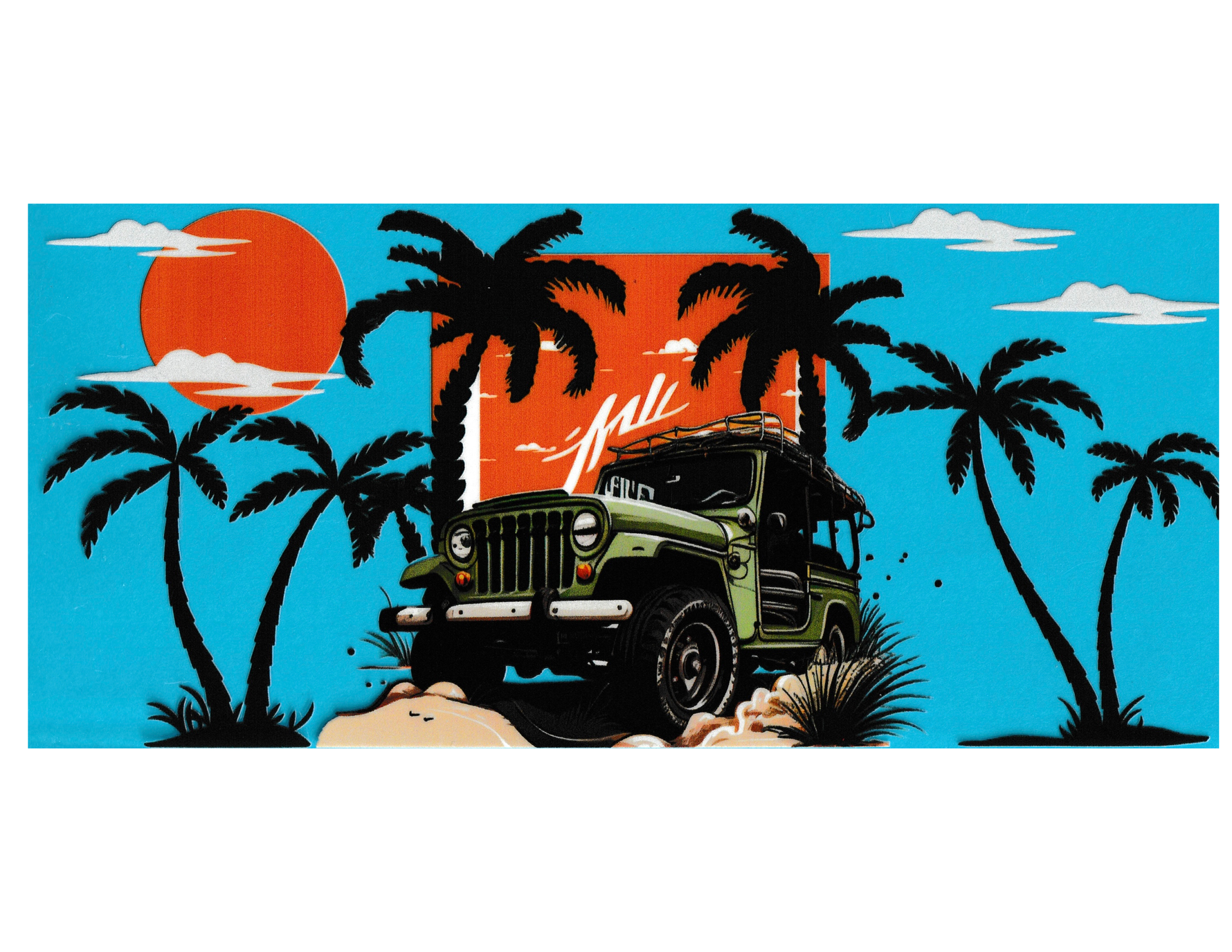 16oz Cup Wrap Jeep