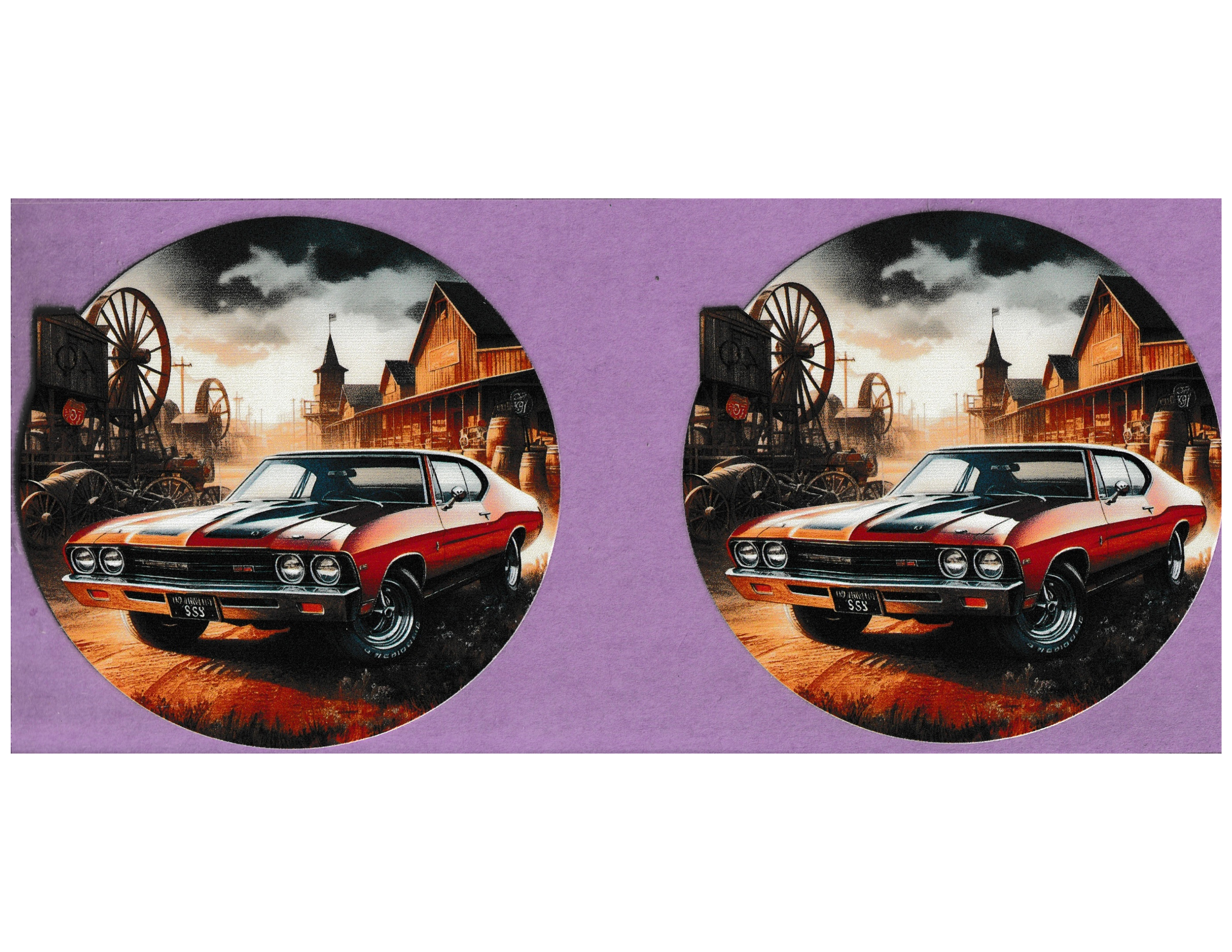 16oz Cup Wrap Cars