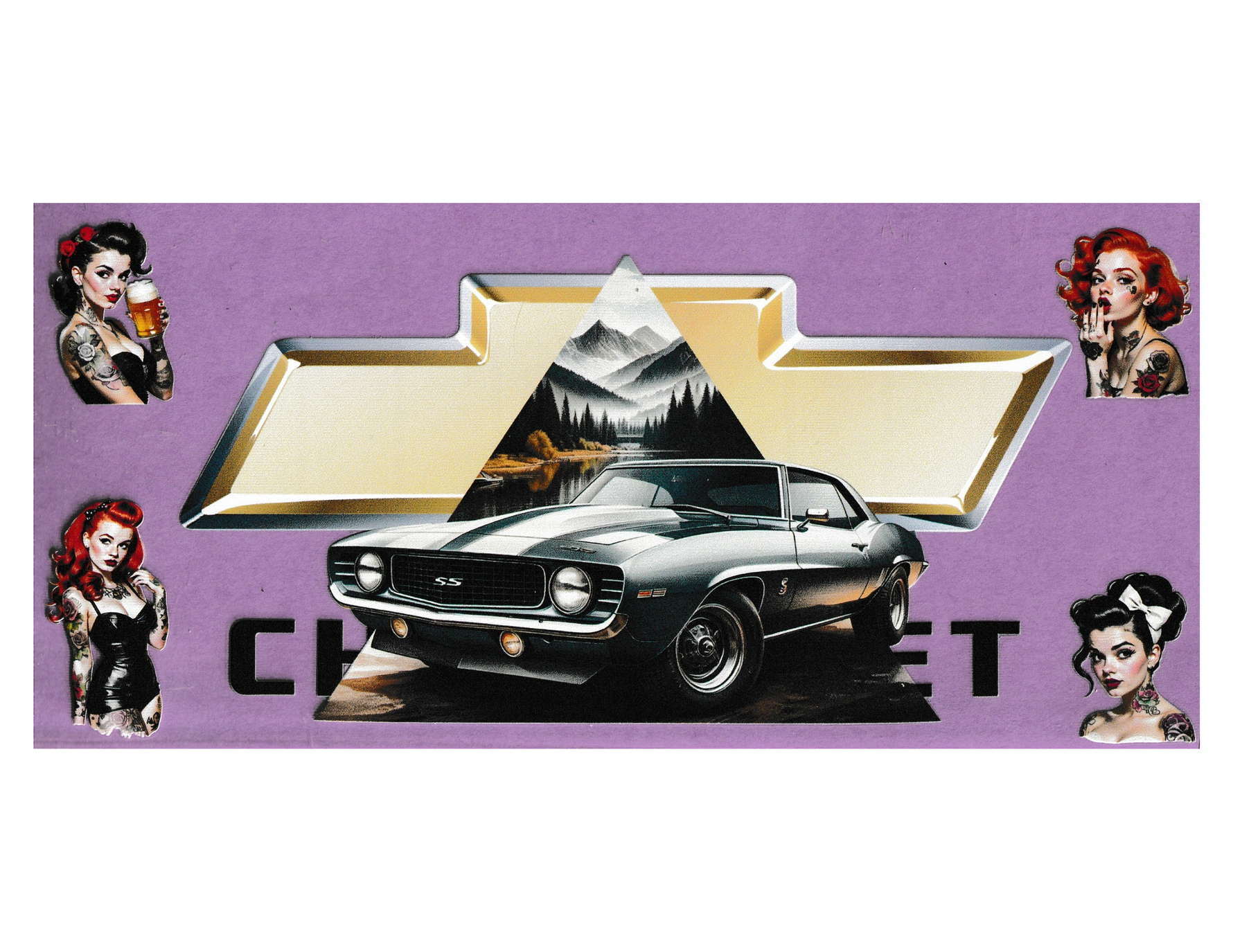 16oz Cup Wrap Cars
