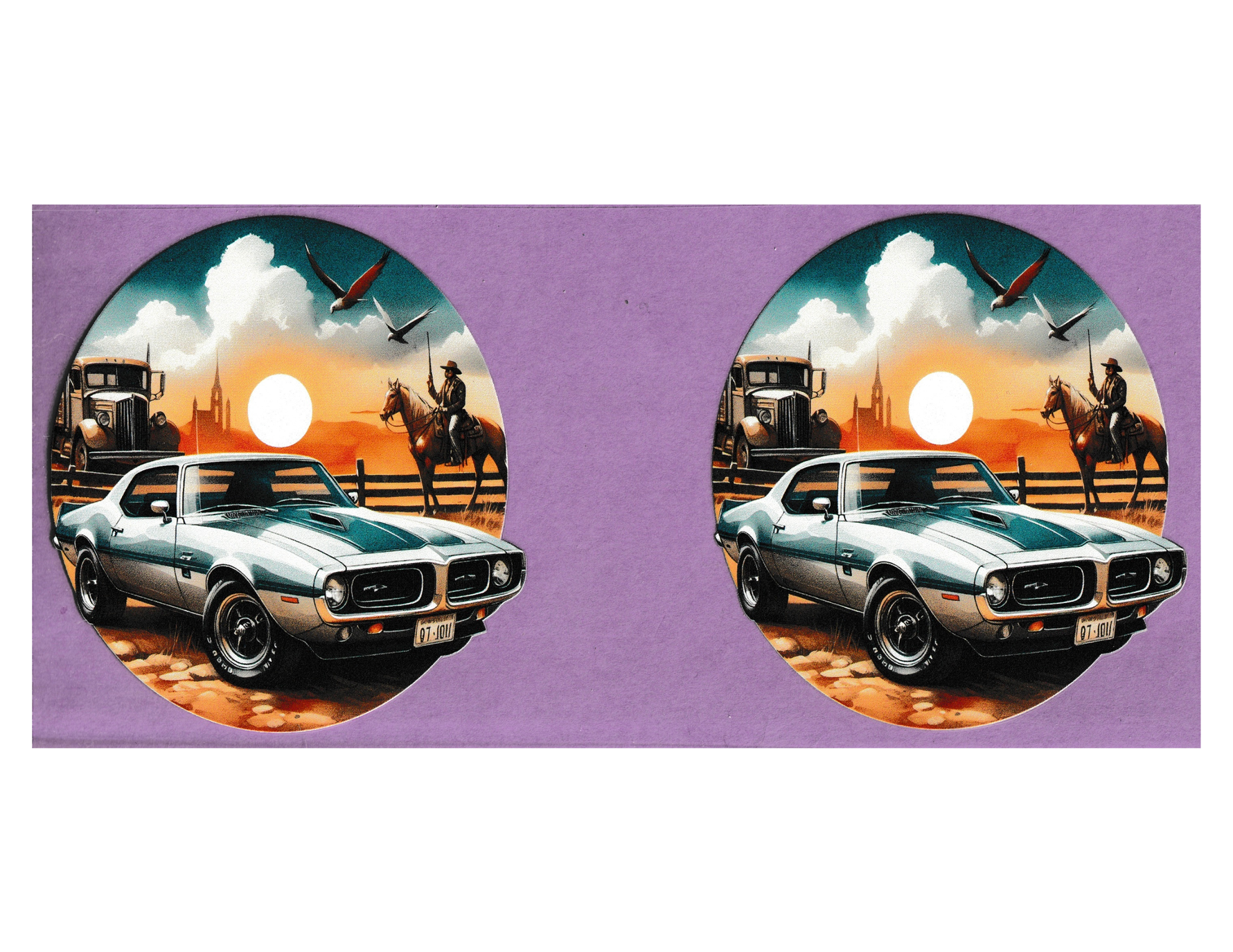 16oz Cup Wrap Cars