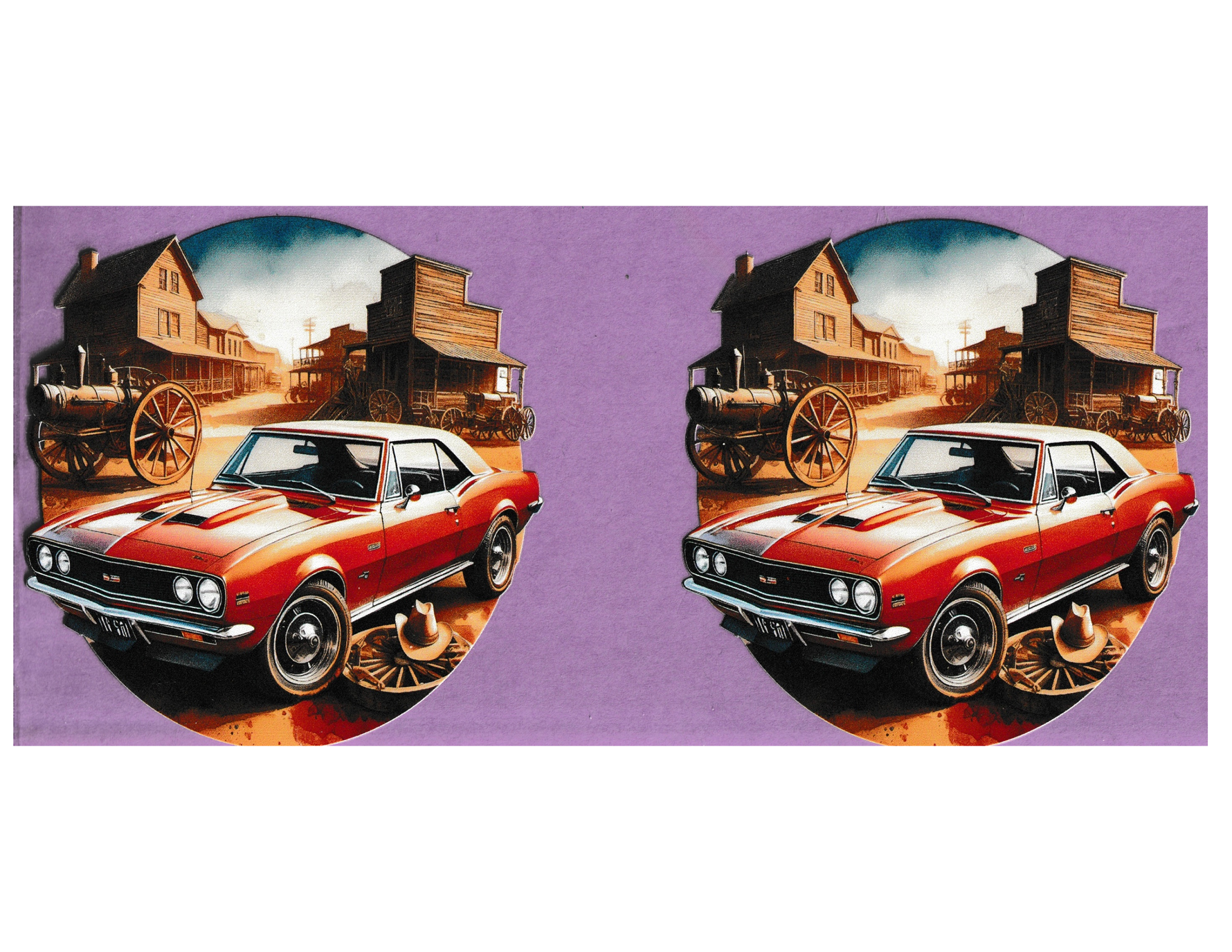 16oz Cup Wrap Cars