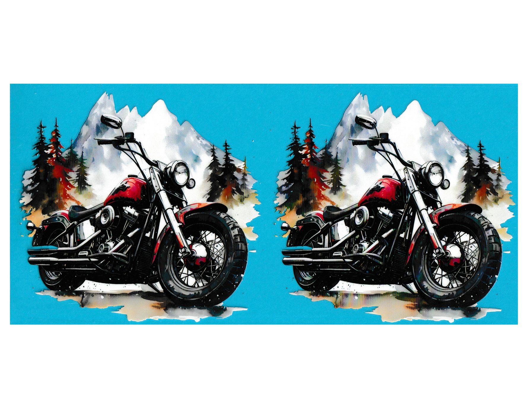 16oz Cup Wrap Motorcycle