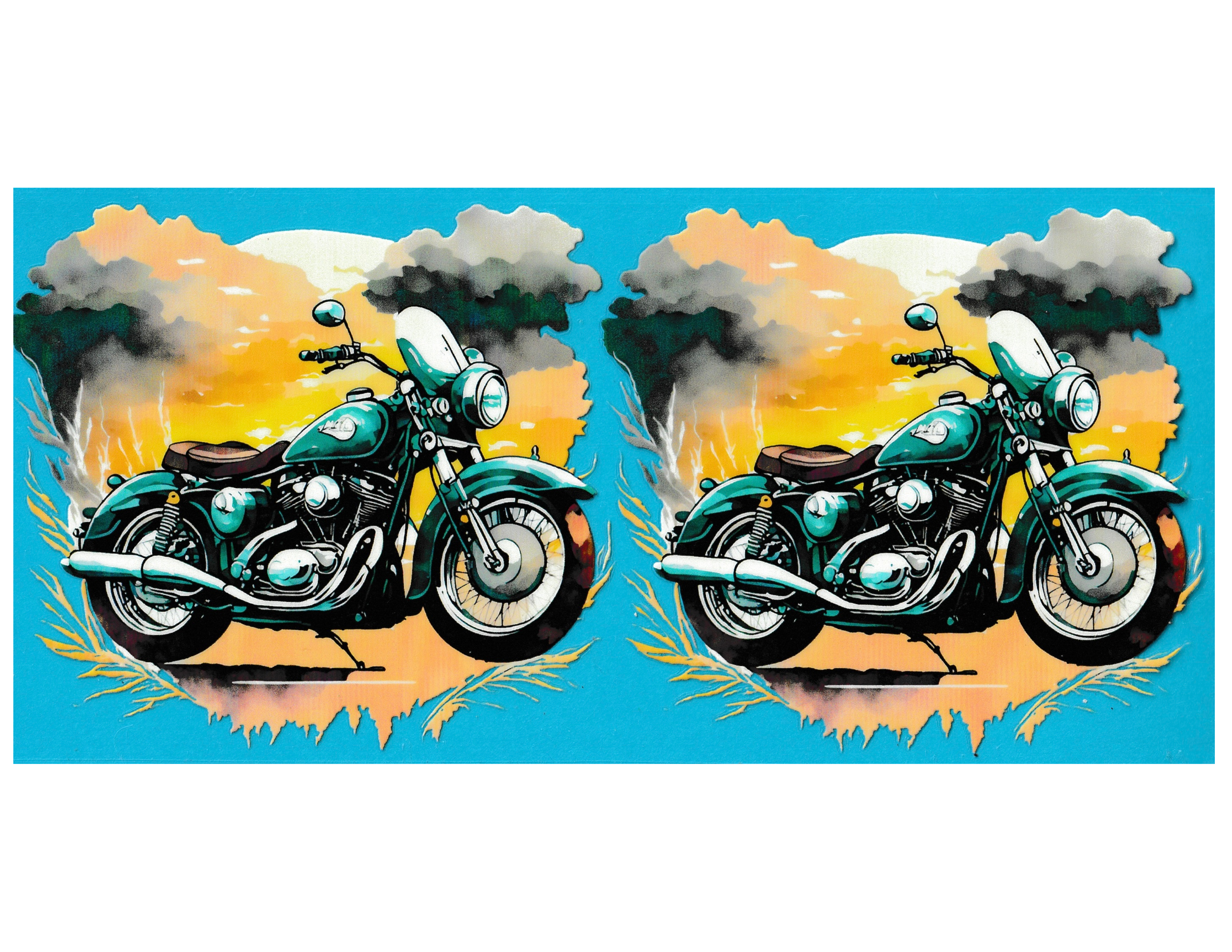 16oz Cup Wrap Motorcycle