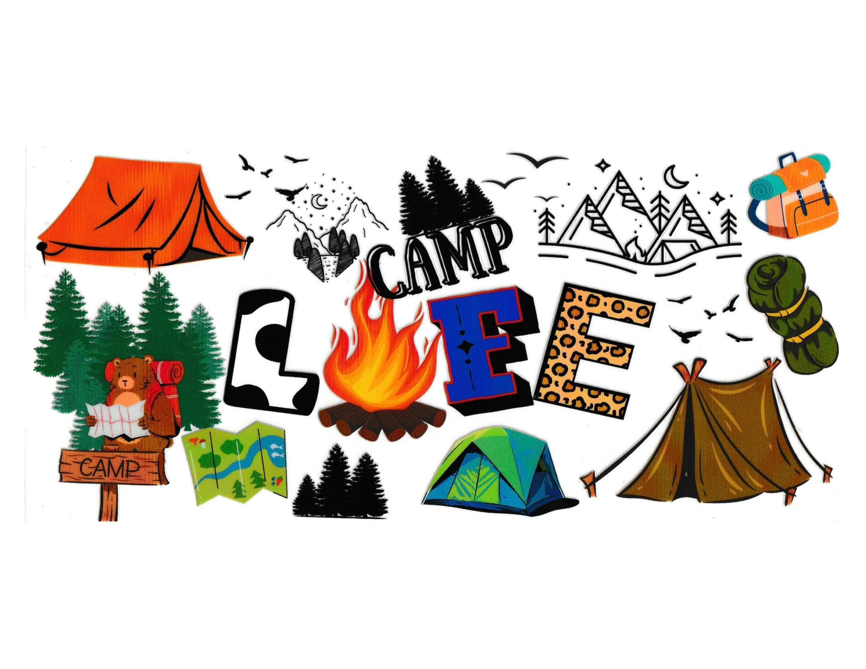 16oz Cup Wrap Camping