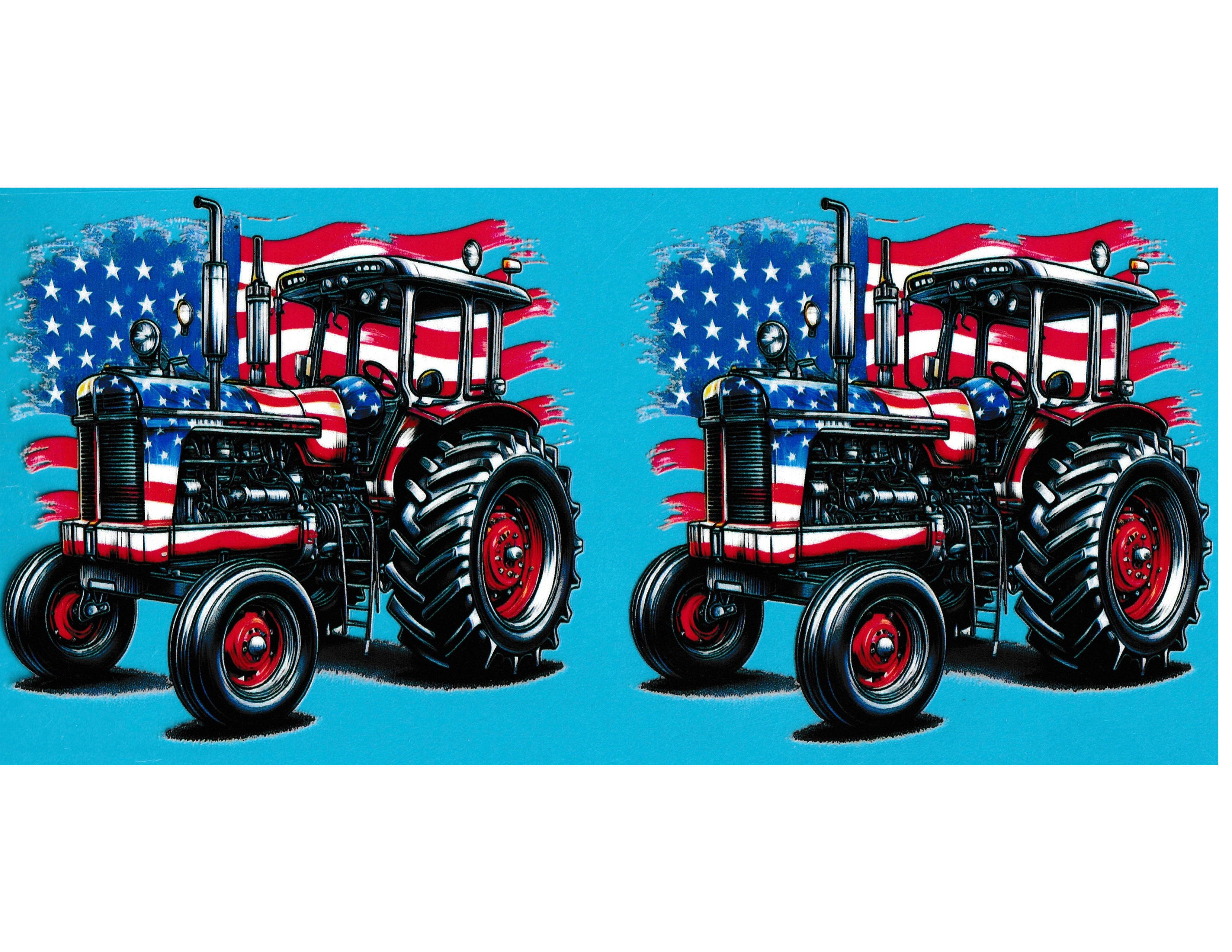 16oz Cup Wrap Tractor