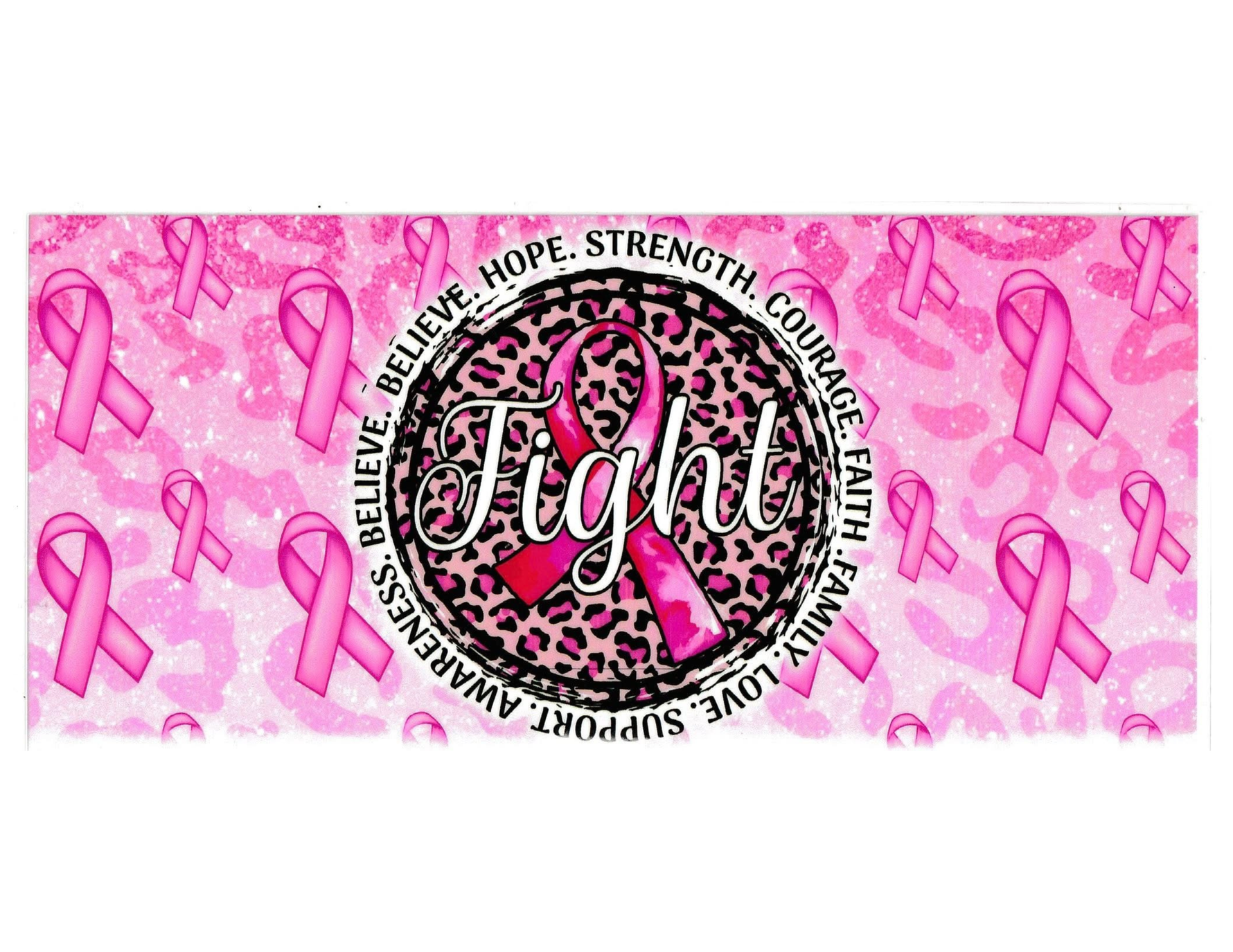 16oz Cup Wrap Breast Cancer Awareness