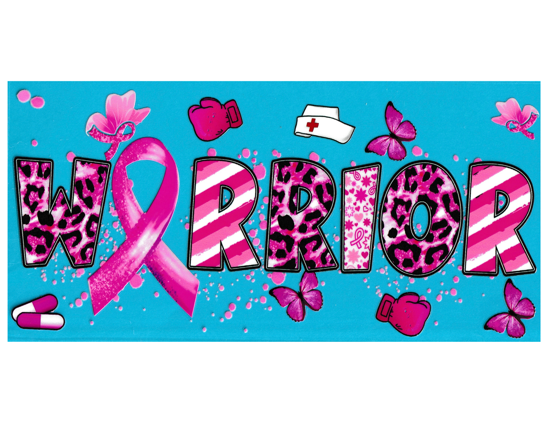 16oz Cup Wrap Breast Cancer Awareness