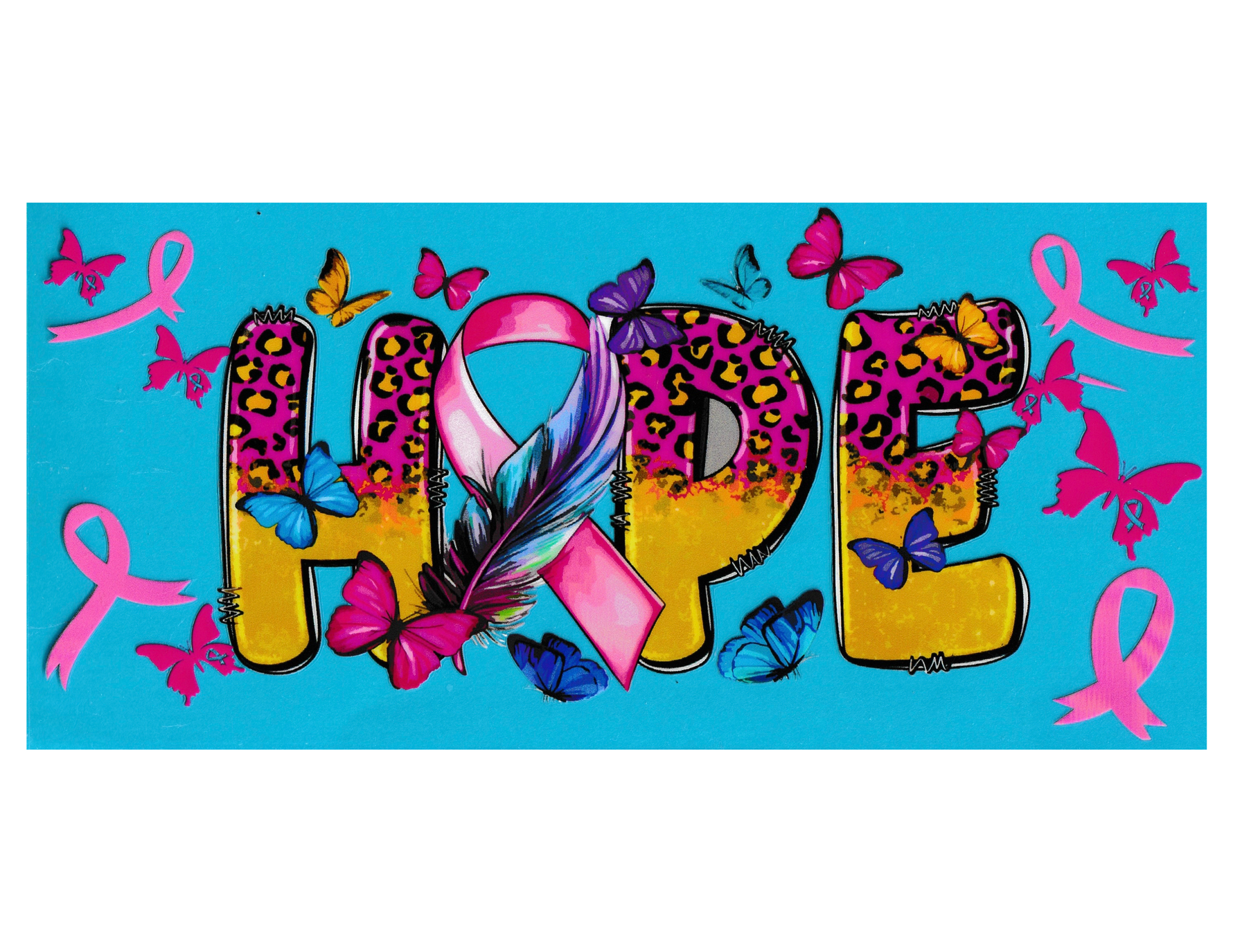 16oz Cup Wrap Breast Cancer Awareness