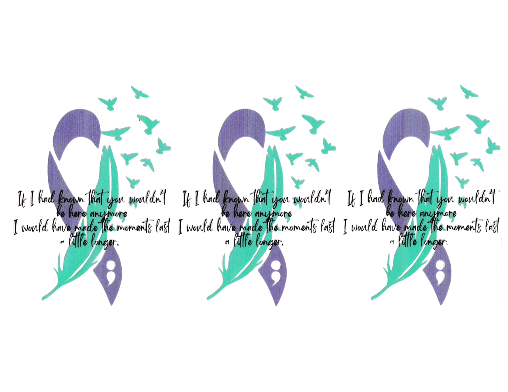 16oz Cup Wrap Suicide Awareness