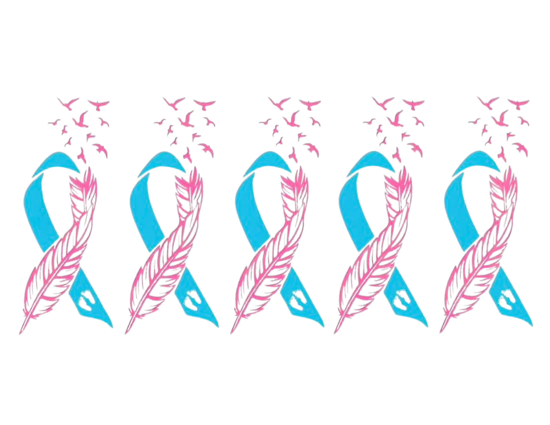 16oz Cup Wrap Infant Loss Awareness
