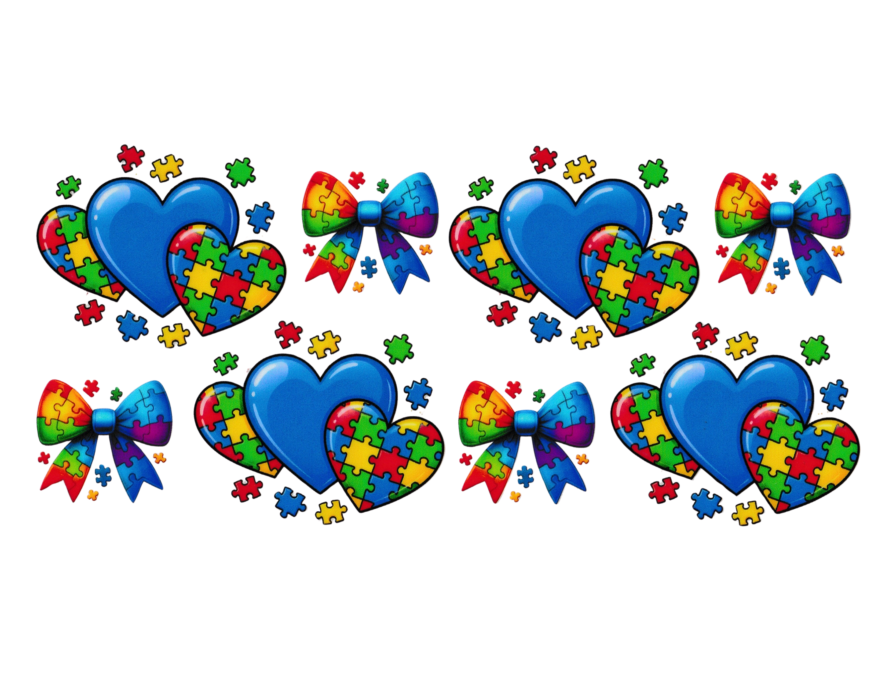 16oz Cup Wrap Autism Awareness