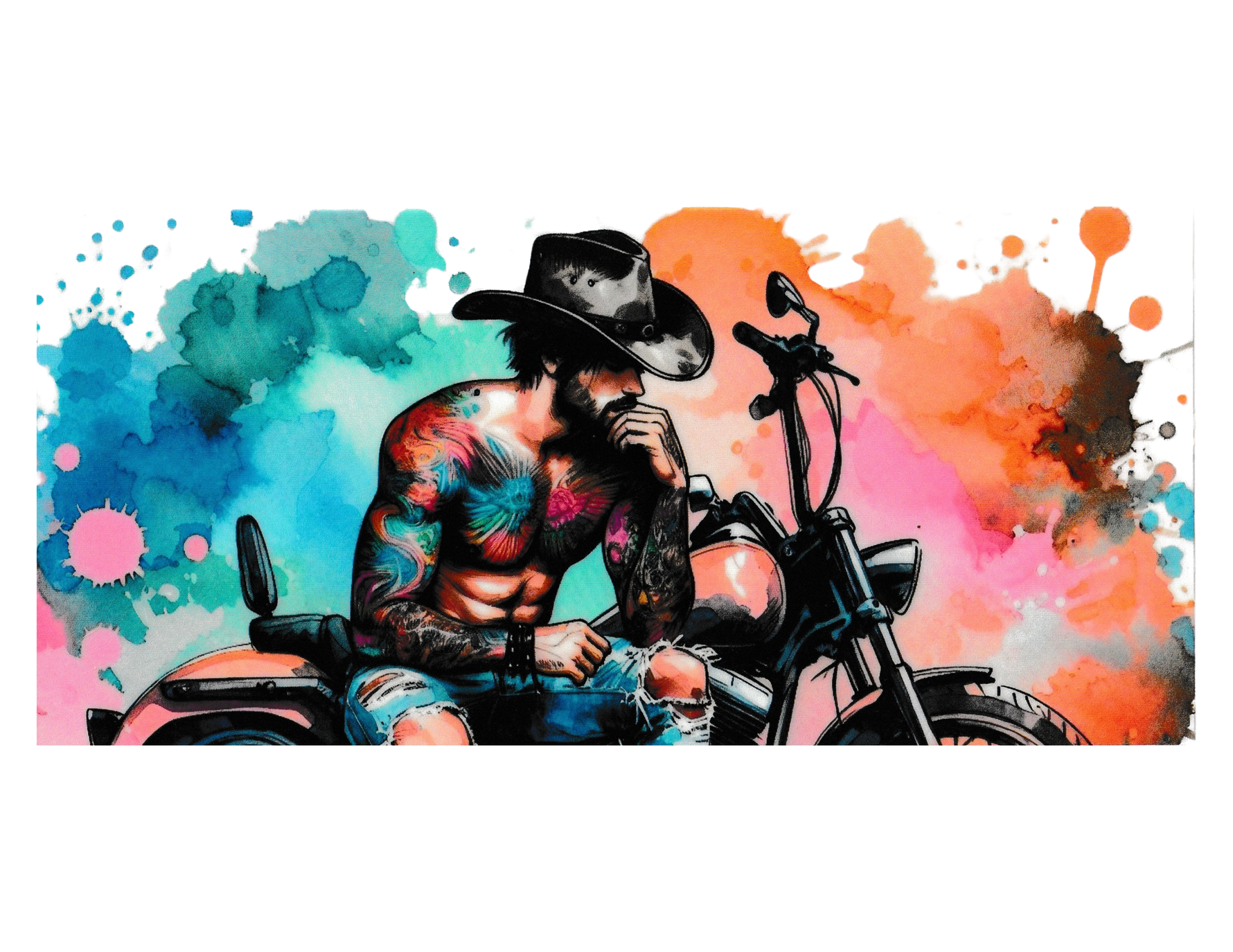 16oz Cup Wrap Inspirational Tattooed Men