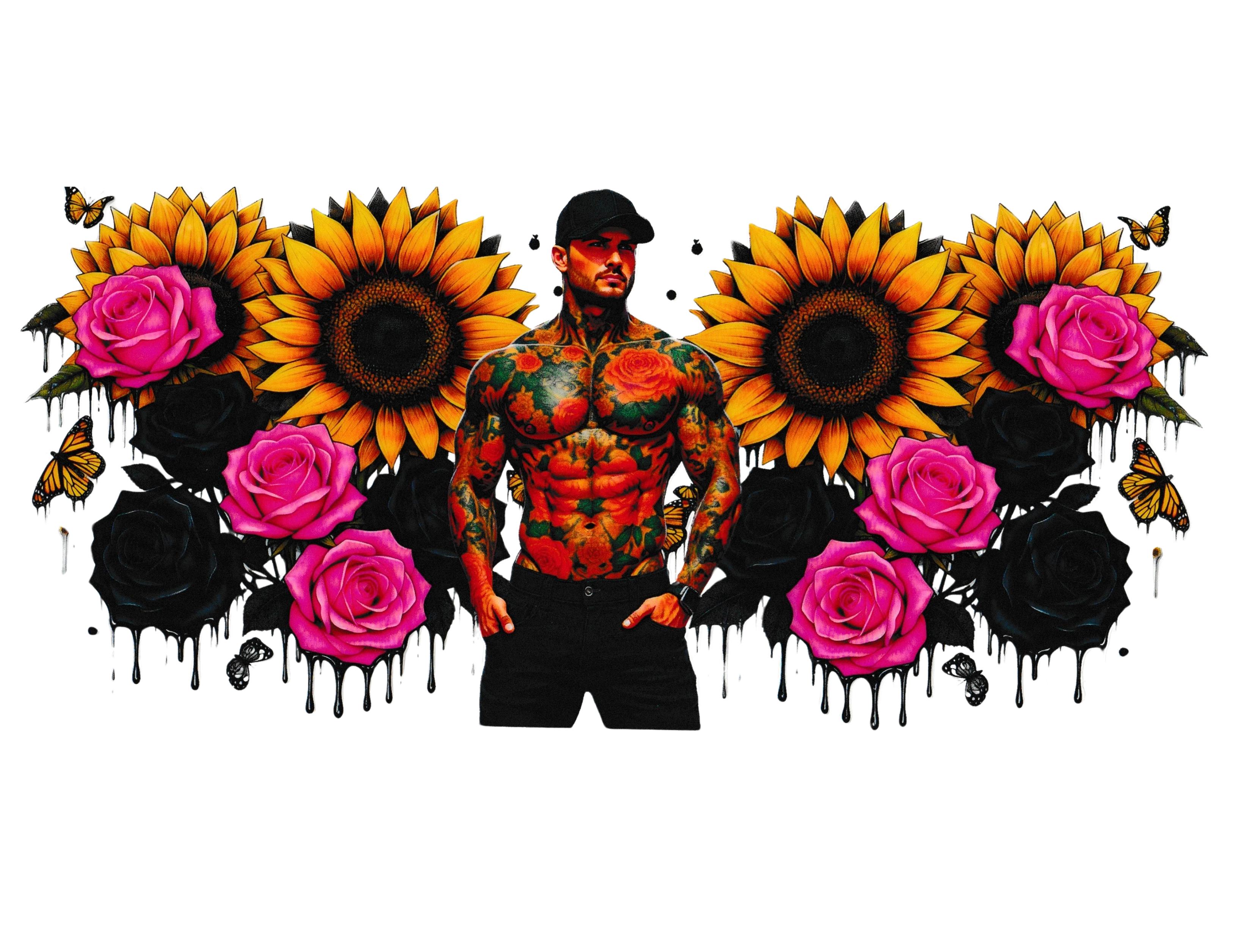 16oz Cup Wrap Inspirational Tattooed Men