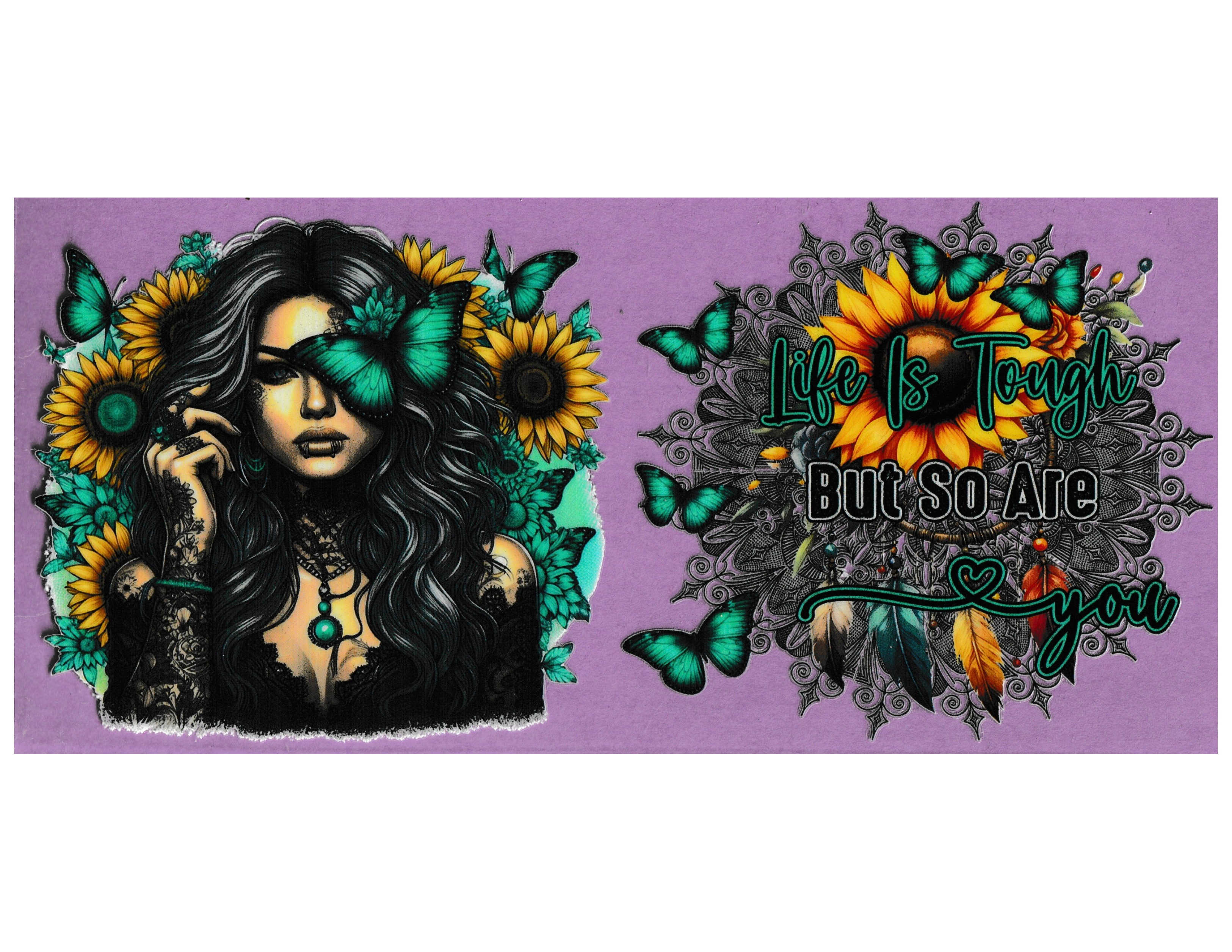 16oz Cup Wrap Inspirational Tattooed Women