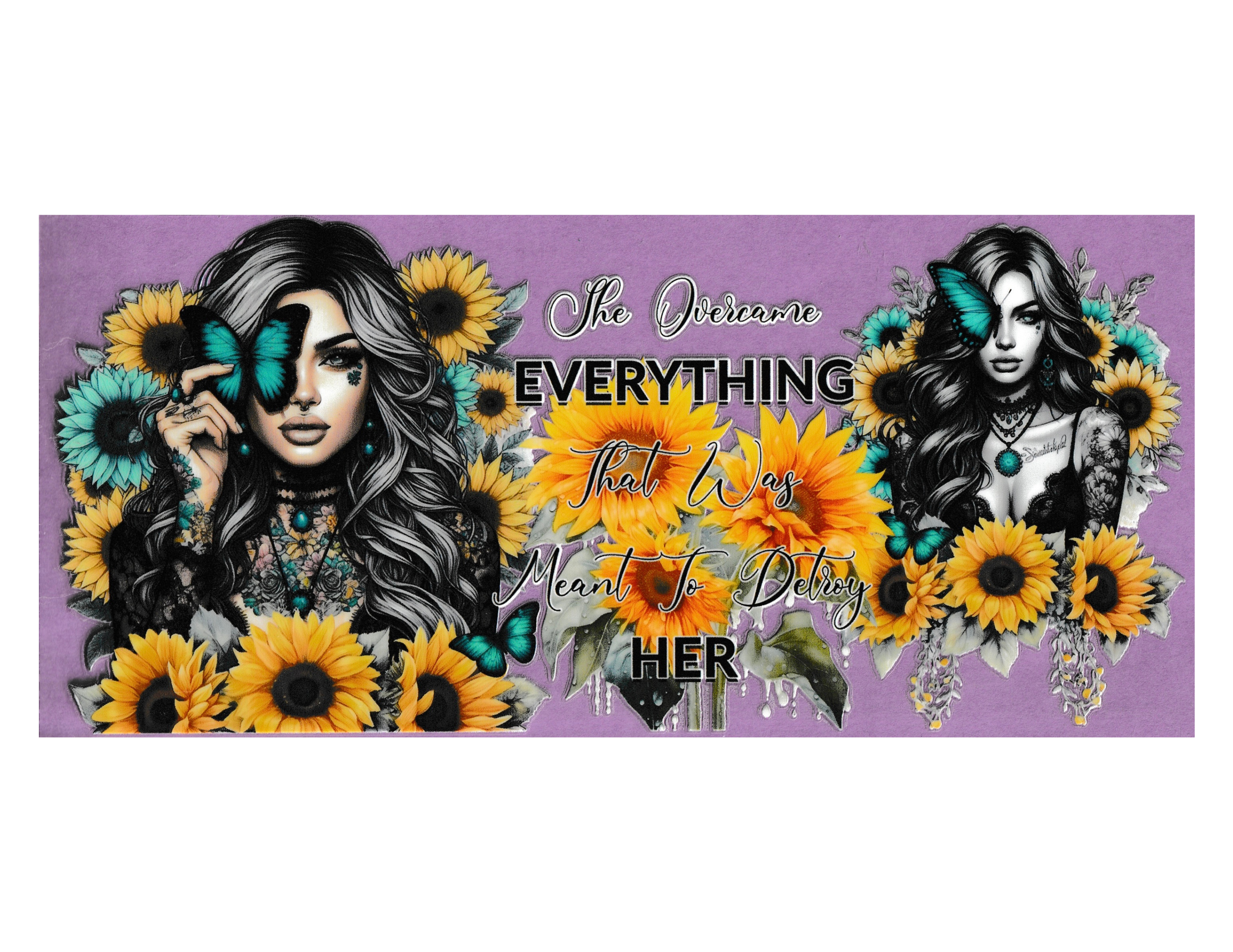 16oz Cup Wrap Inspirational Tattooed Women