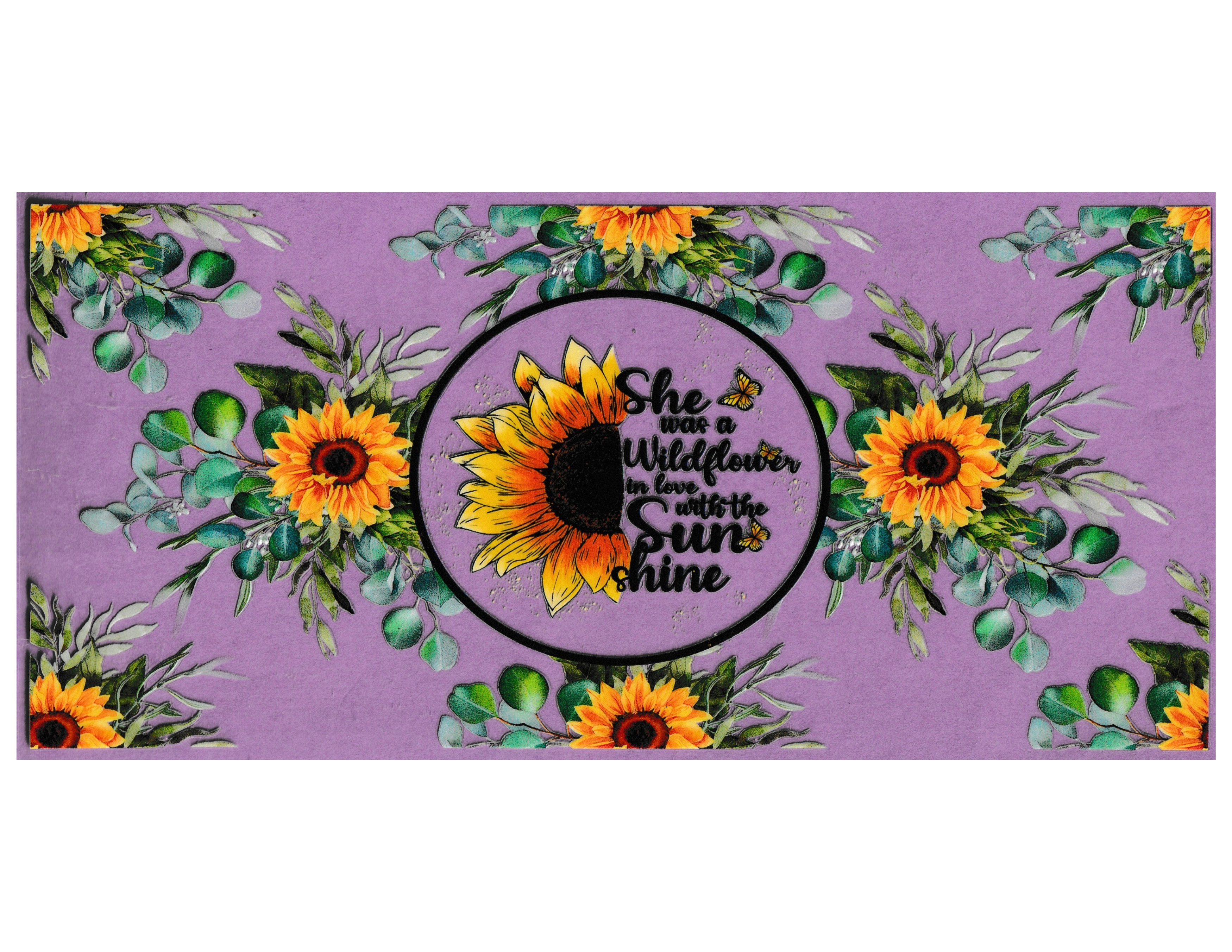 16oz Cup Wrap Wildflower
