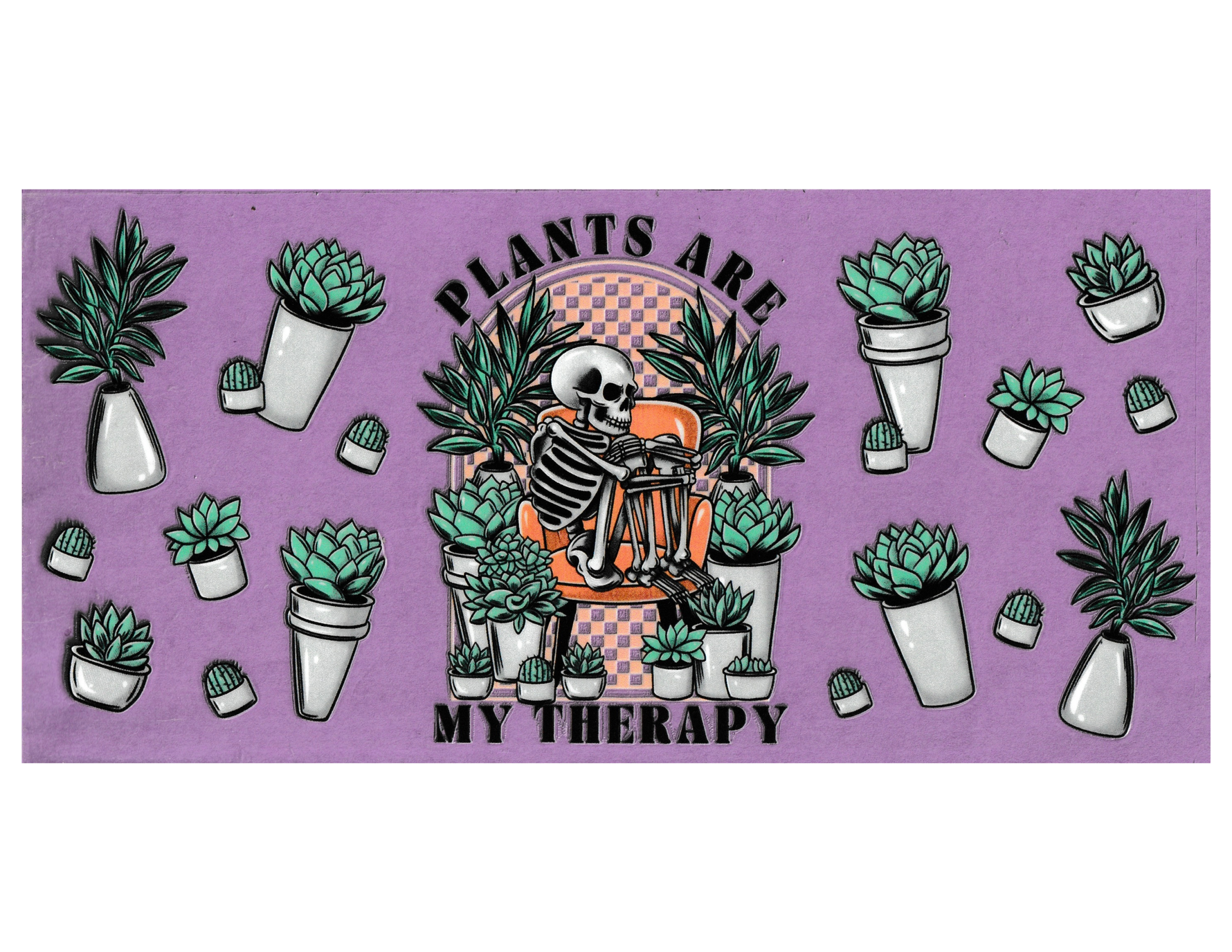 16oz Cup Wrap Plants